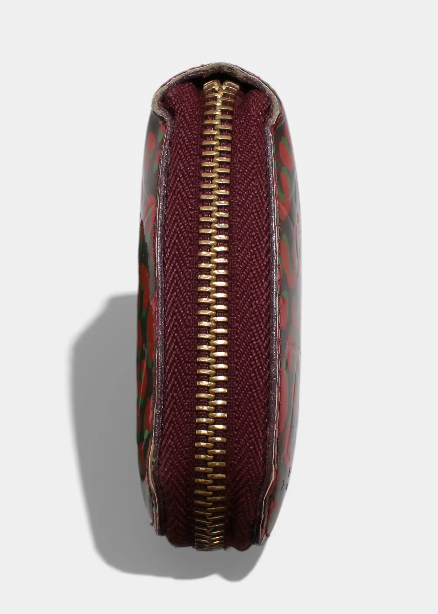 Preloved | Louis Vuitton Zippy Wallet i Vernis Leopard Rouge