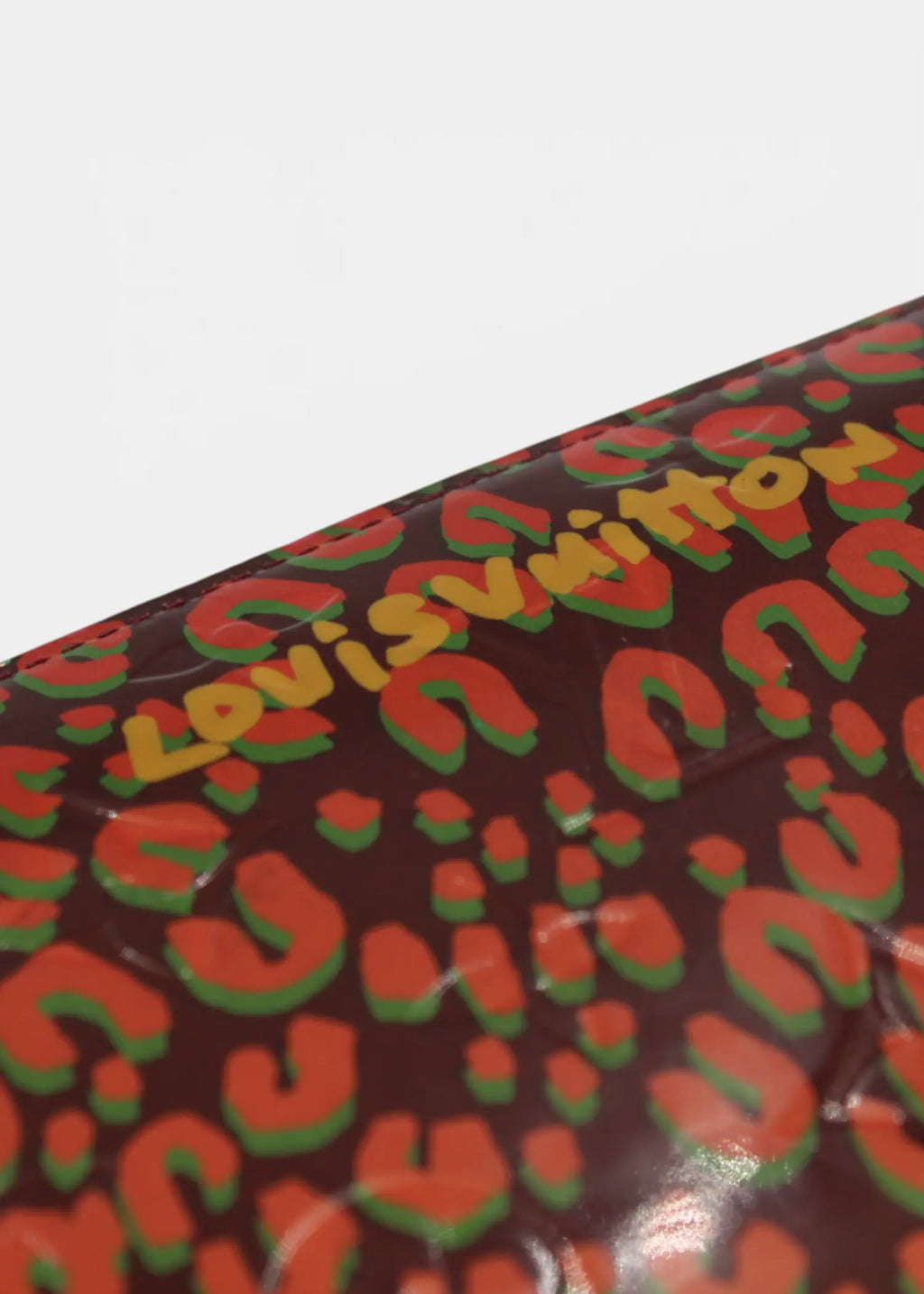 Preloved | Louis Vuitton Zippy Wallet i Vernis Leopard Rouge