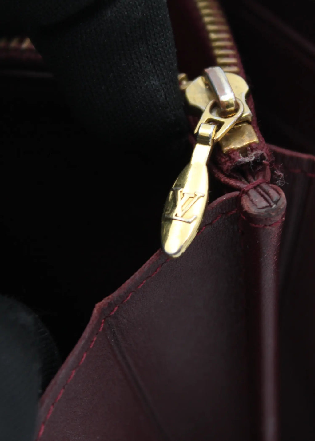 Preloved | Louis Vuitton Zippy Wallet i Vernis Leopard Rouge