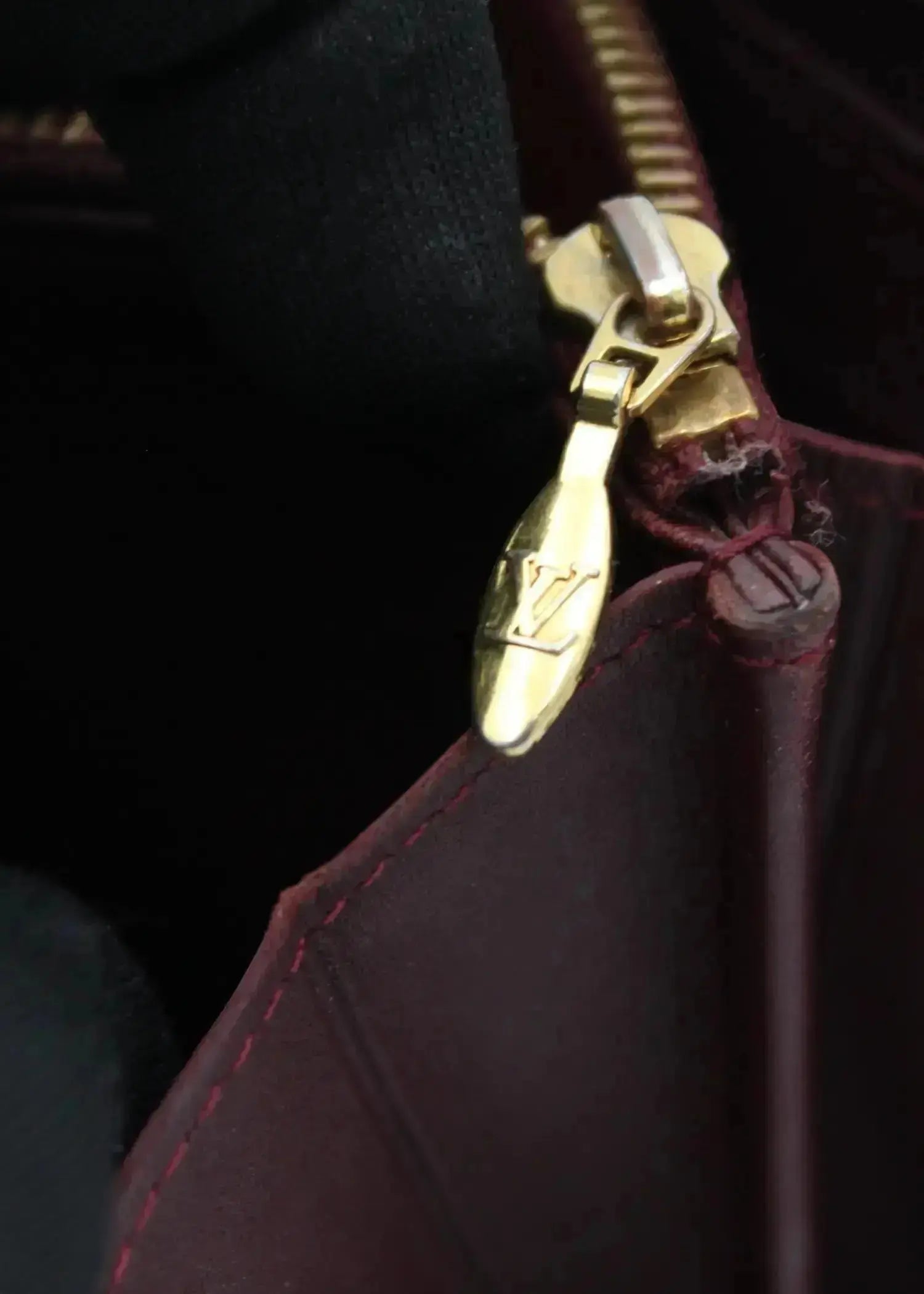 Preloved | Louis Vuitton Zippy Wallet i Vernis Leopard Rouge Louis Vuitton