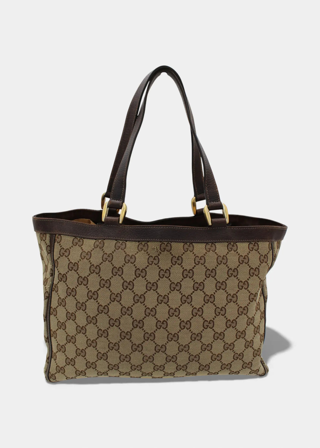 Preloved | Gucci GG Monogram Skuldertaske med Front Lommer