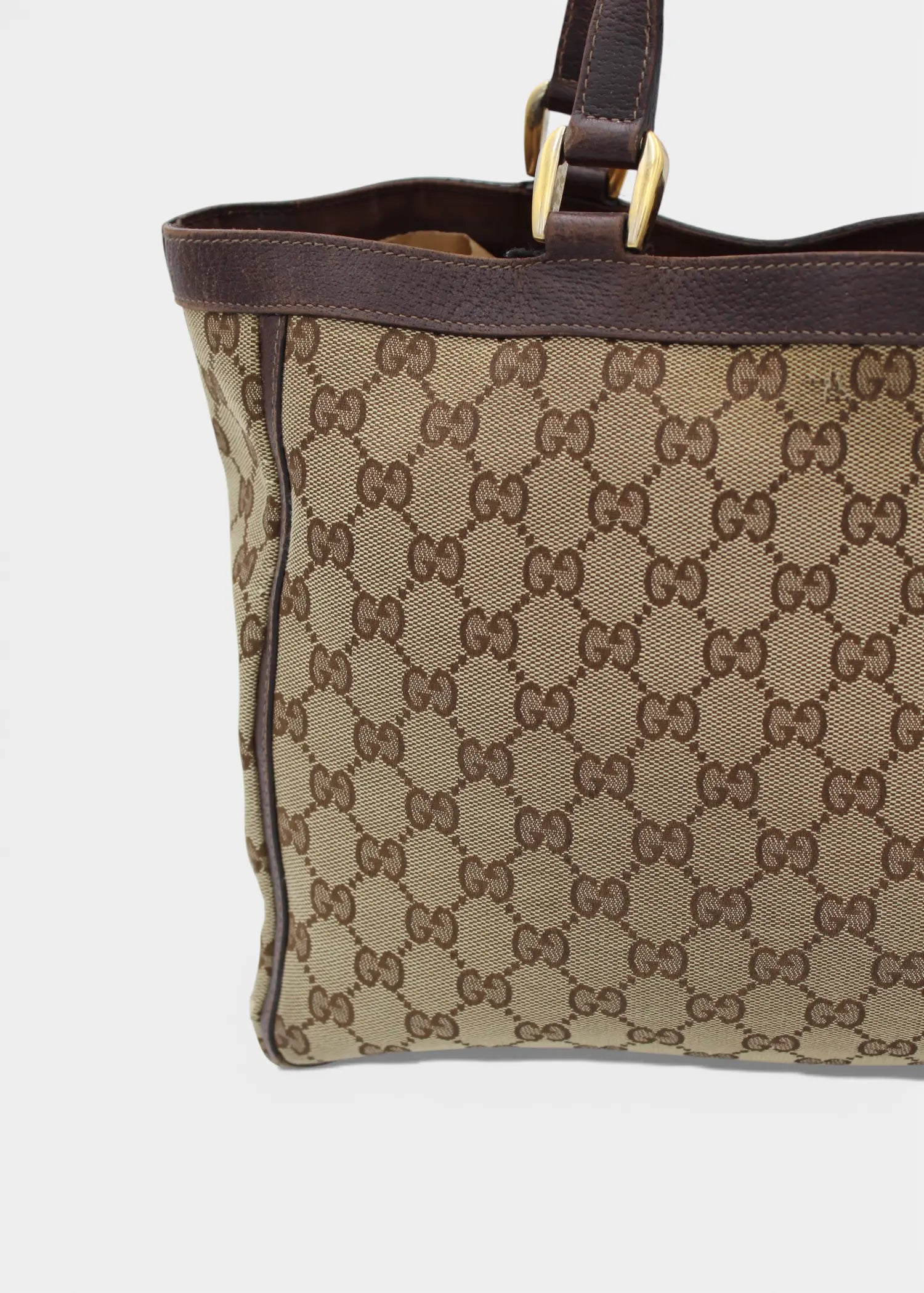 Preloved | Gucci GG Monogram Skuldertaske med Front Lommer