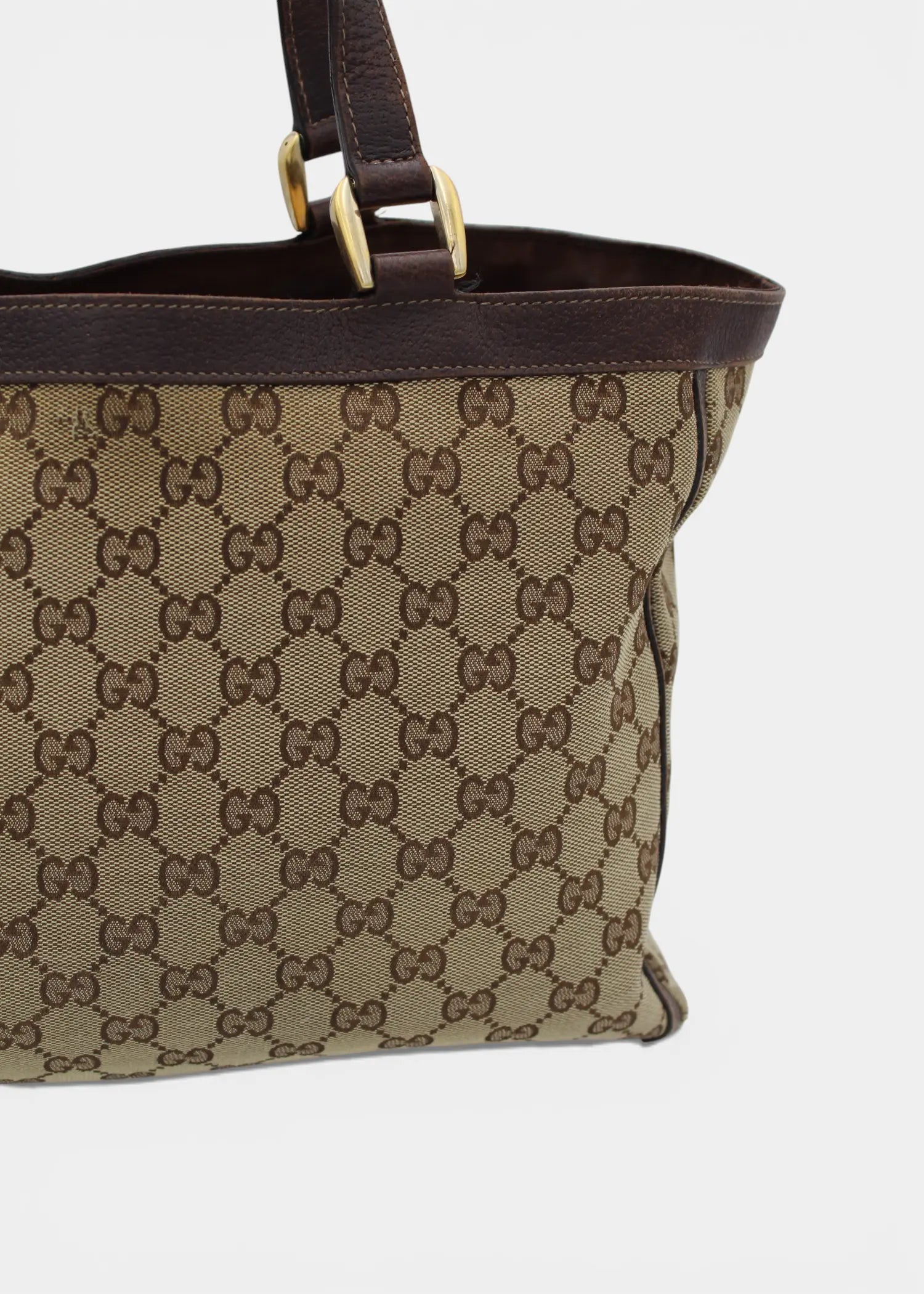 Preloved | Gucci GG Monogram Skuldertaske med Front Lommer