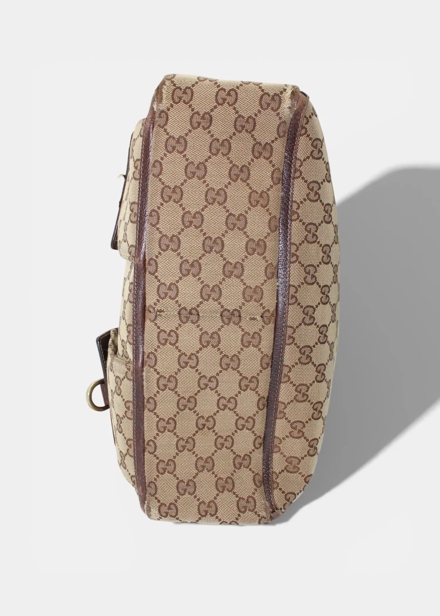 Preloved | Gucci GG Monogram Skuldertaske med Front Lommer