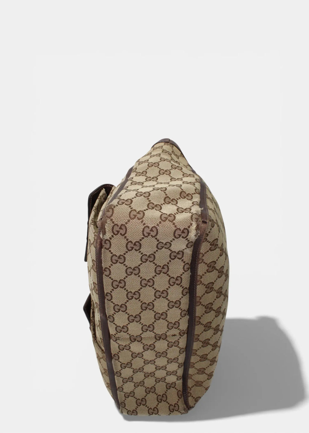 Preloved | Gucci GG Monogram Skuldertaske med Front Lommer