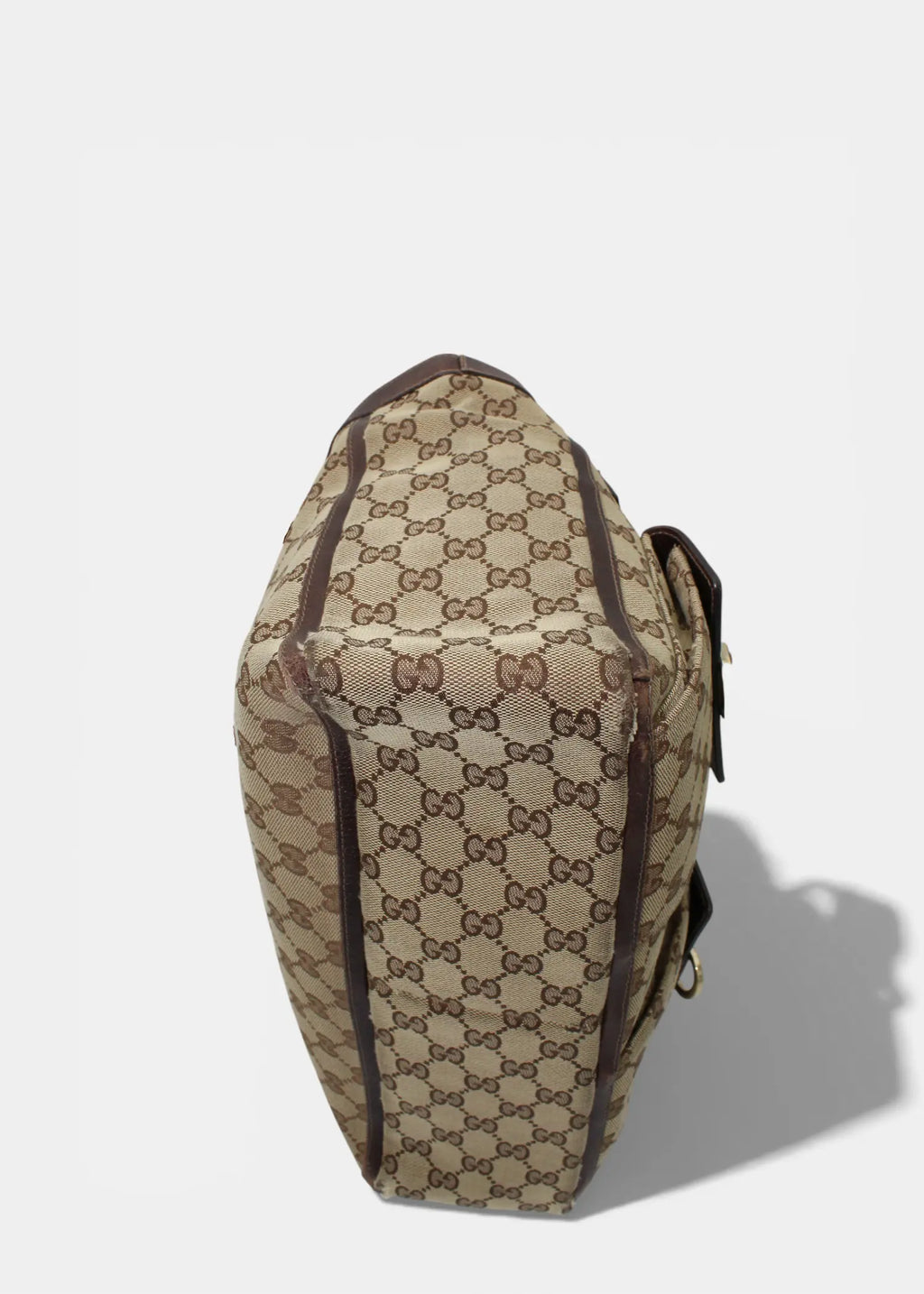 Preloved | Gucci GG Monogram Skuldertaske med Front Lommer