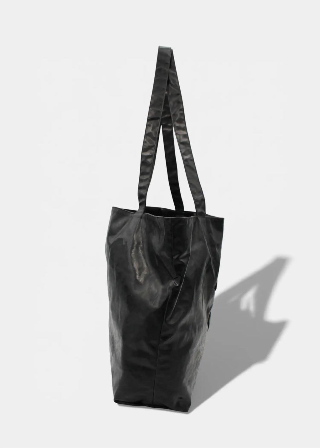 Chanel CC Totebag Sort i PVC med Læder Logo