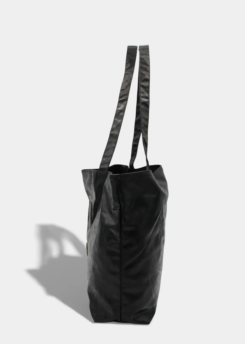 Chanel CC Totebag Sort i PVC med Læder Logo