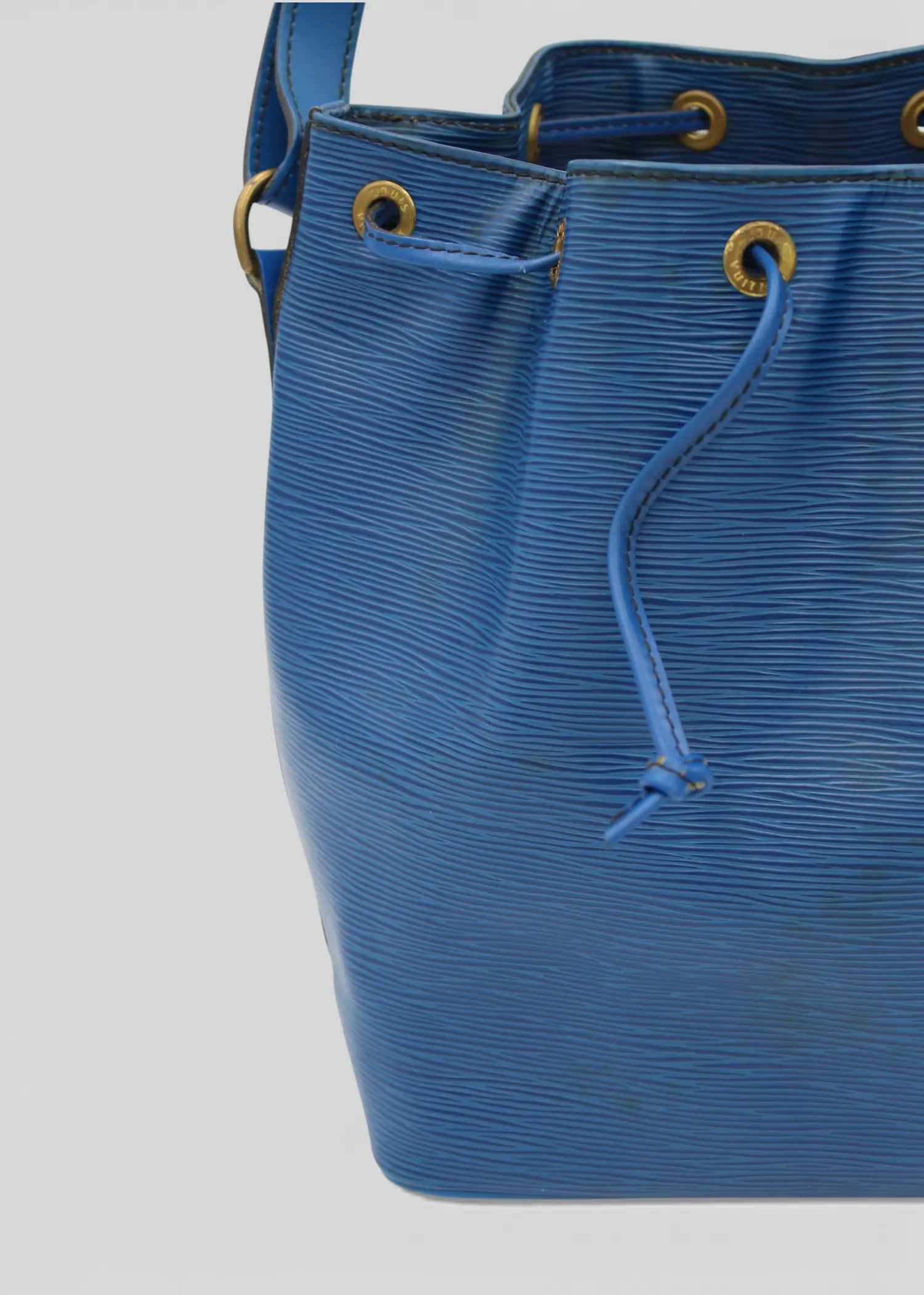 Preloved | Louis Vuitton Monogram Totebag Petit Noé Lille i Blå Epi Læder