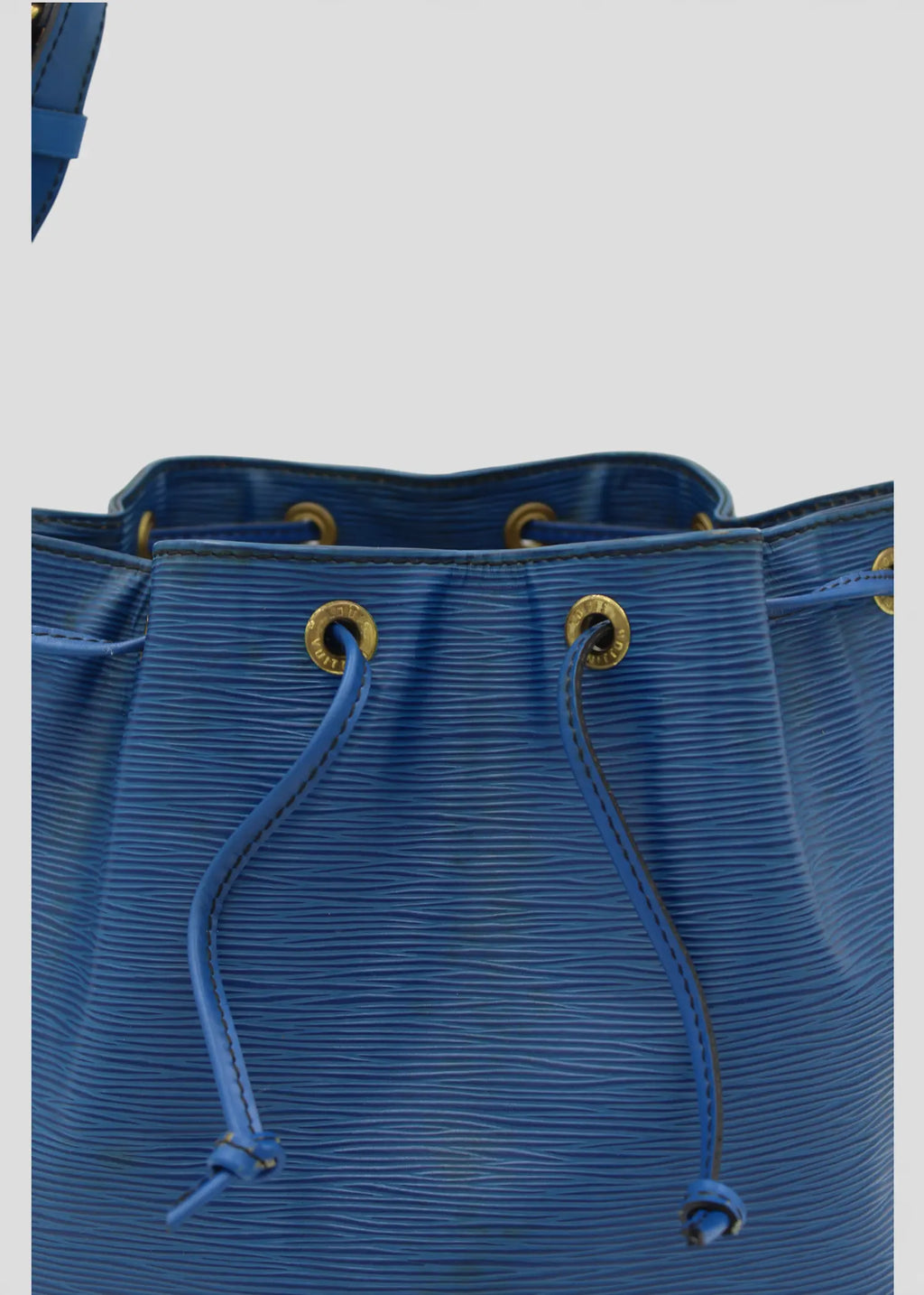 Preloved | Louis Vuitton Monogram Totebag Petit Noé Lille i Blå Epi Læder