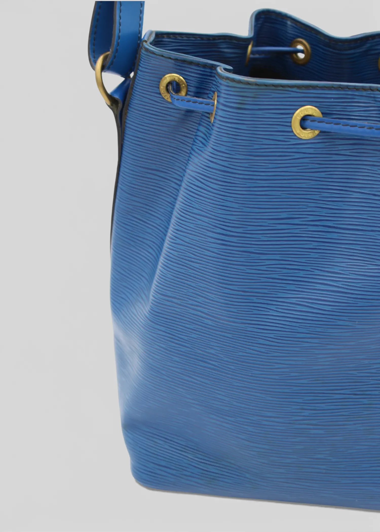 Preloved | Louis Vuitton Monogram Totebag Petit Noé Lille i Blå Epi Læder