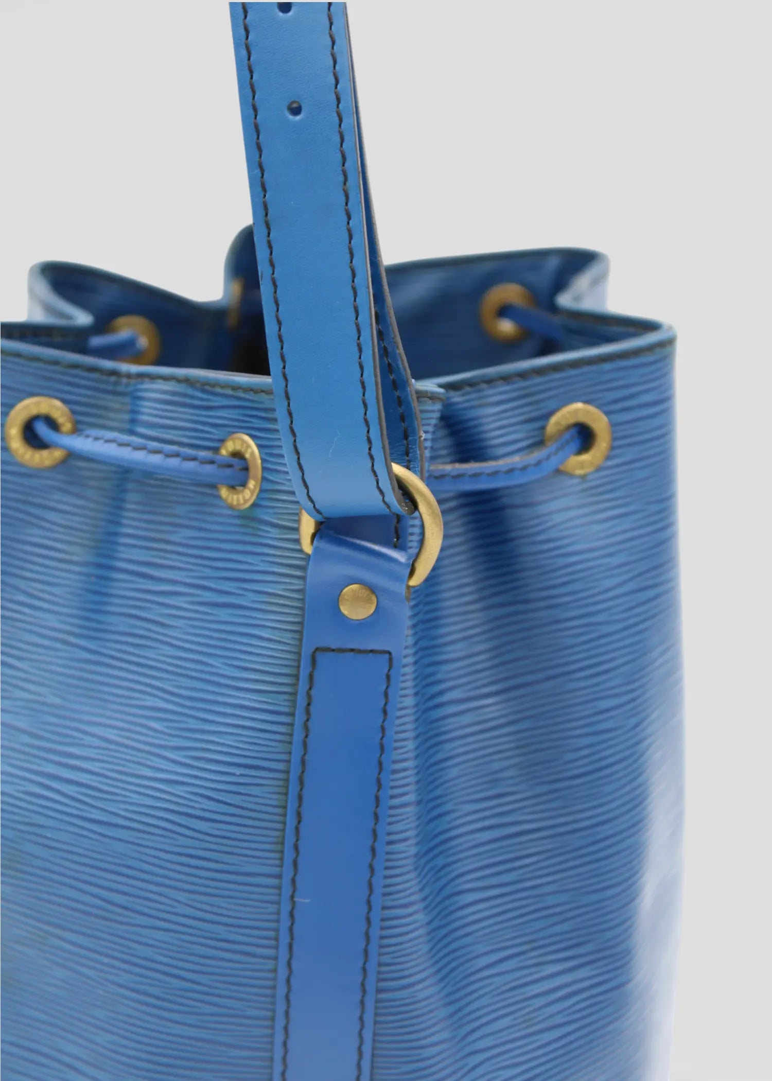 Preloved | Louis Vuitton Monogram Totebag Petit Noé Lille i Blå Epi Læder