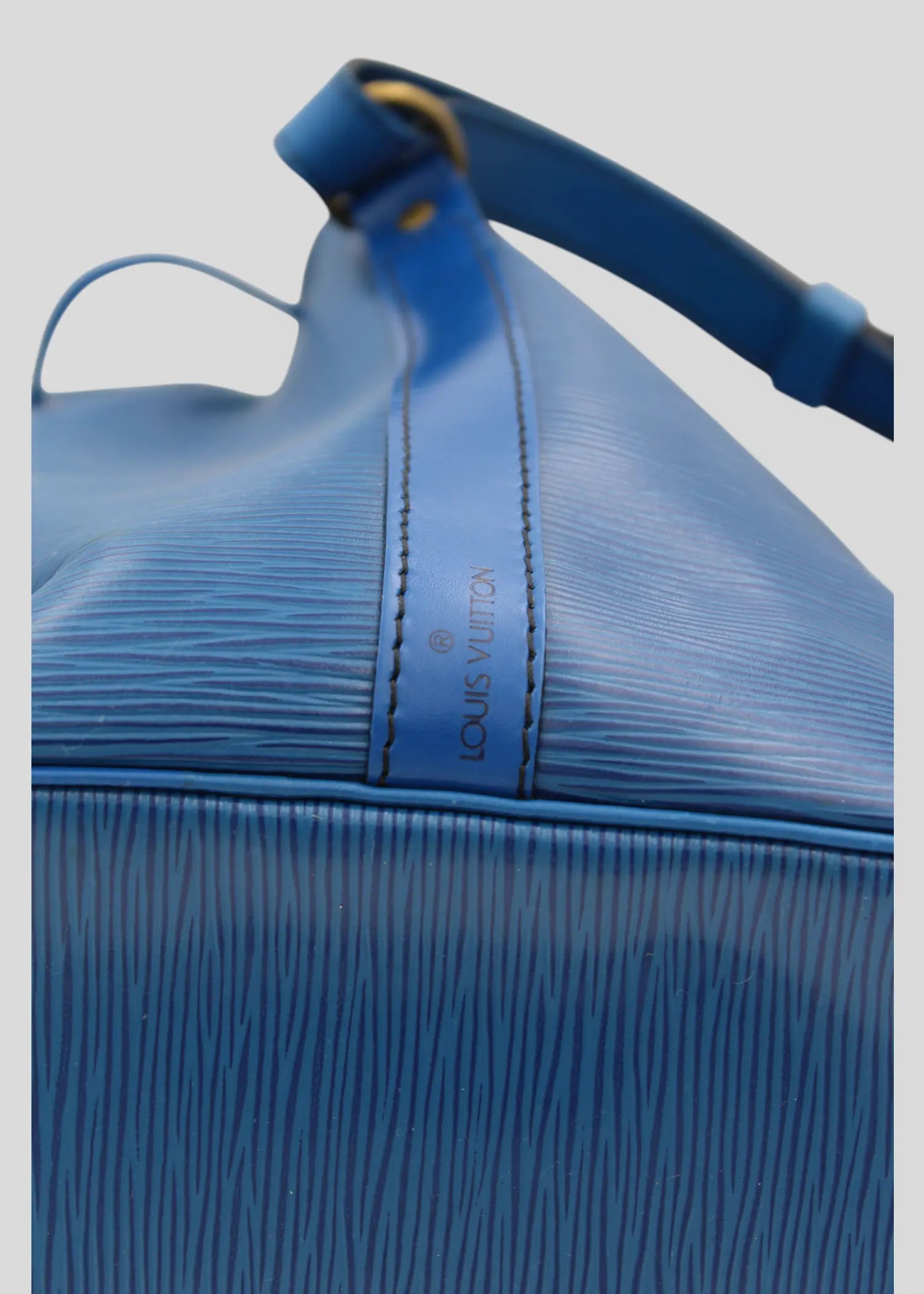 Preloved | Louis Vuitton Monogram Totebag Petit Noé Lille i Blå Epi Læder