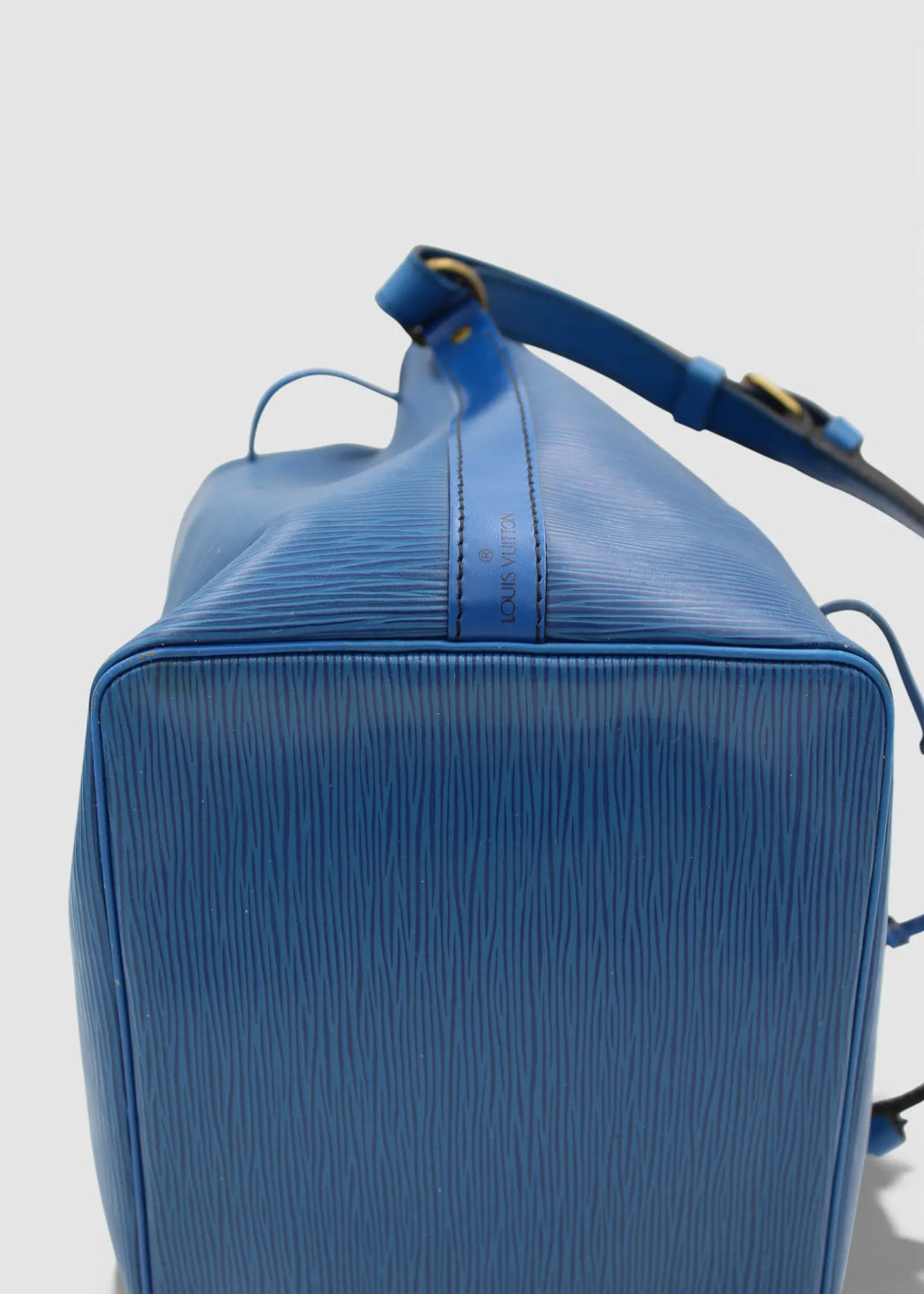 Preloved | Louis Vuitton Monogram Totebag Petit Noé Lille i Blå Epi Læder