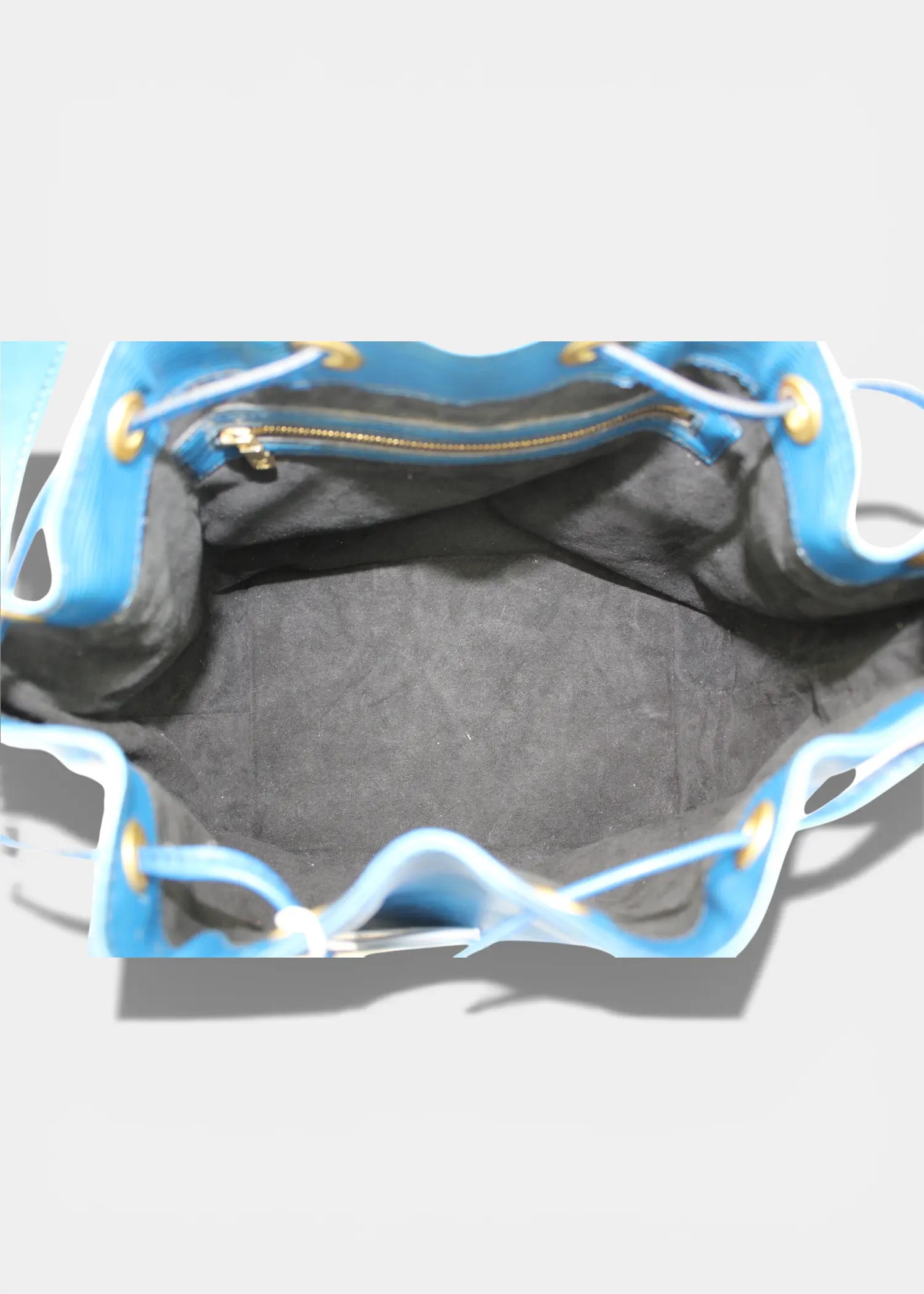 Preloved | Louis Vuitton Monogram Totebag Petit Noé Lille i Blå Epi Læder