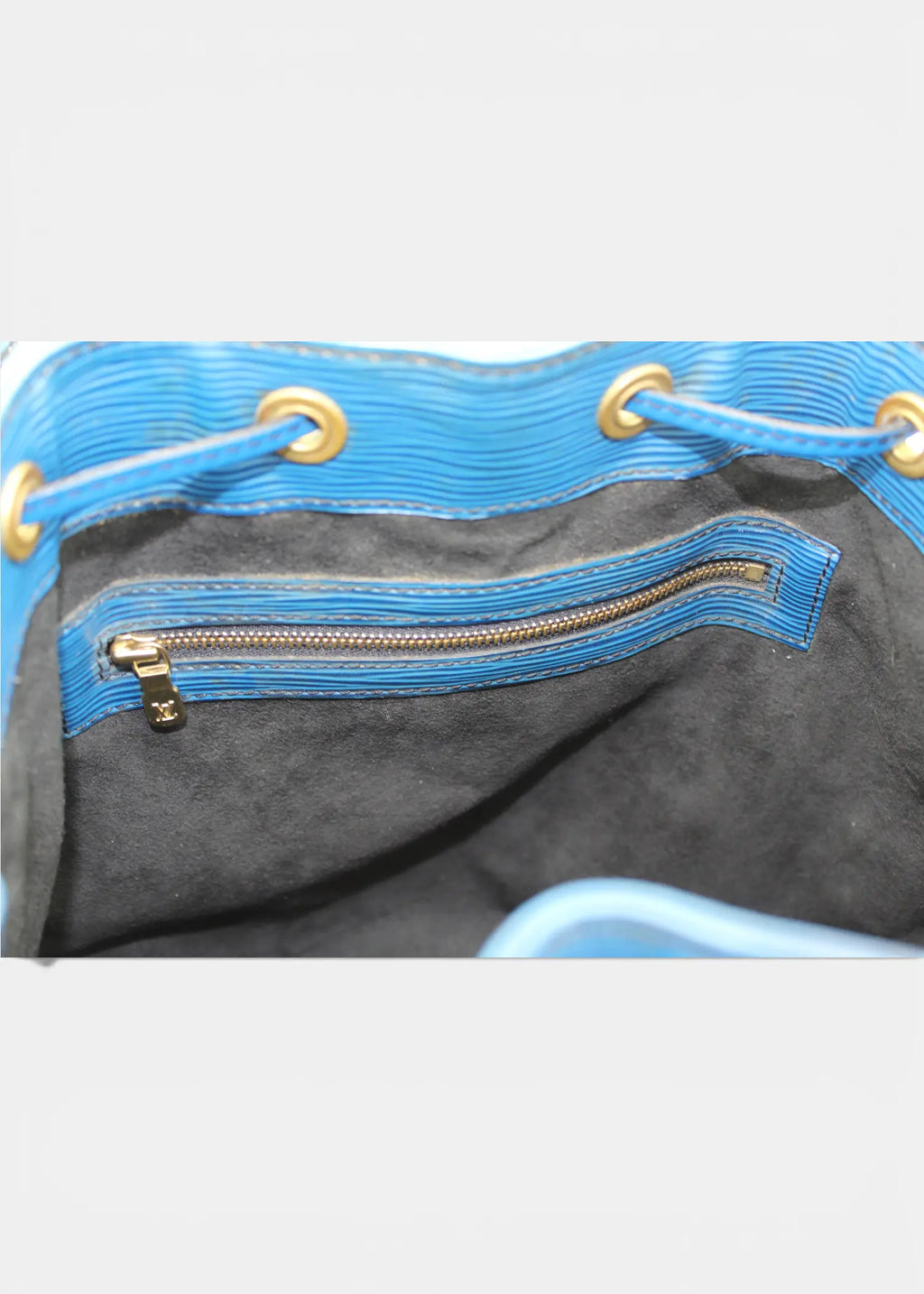 Preloved | Louis Vuitton Monogram Totebag Petit Noé Lille i Blå Epi Læder