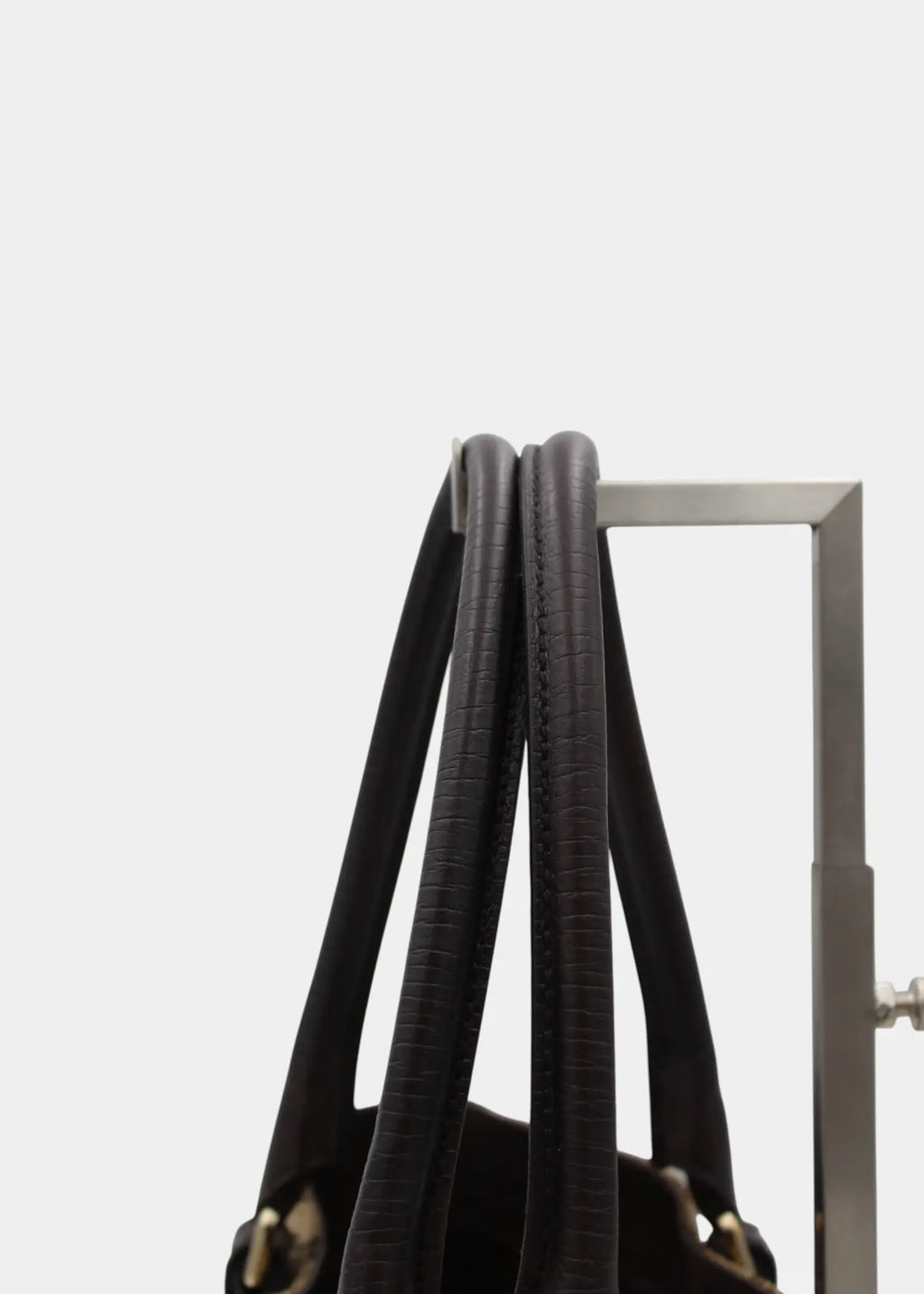 Preloved | Gucci GG Monogram Totebag D-Ring med Brun Læder