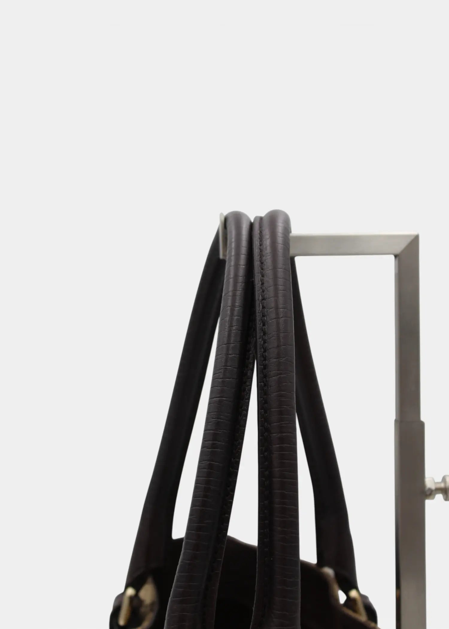 Preloved | Gucci GG Monogram Totebag D-Ring med Brun Læder