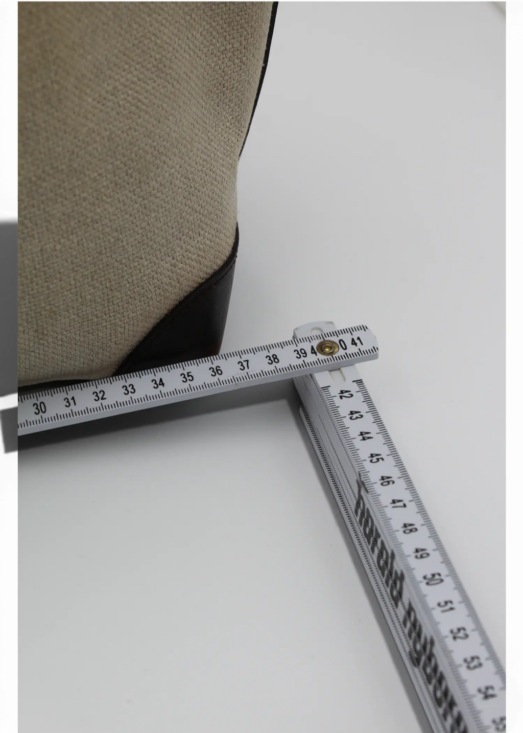 Preloved | Gucci GG Hvid Canvas Totebag 'Made In Italy' med Pouch