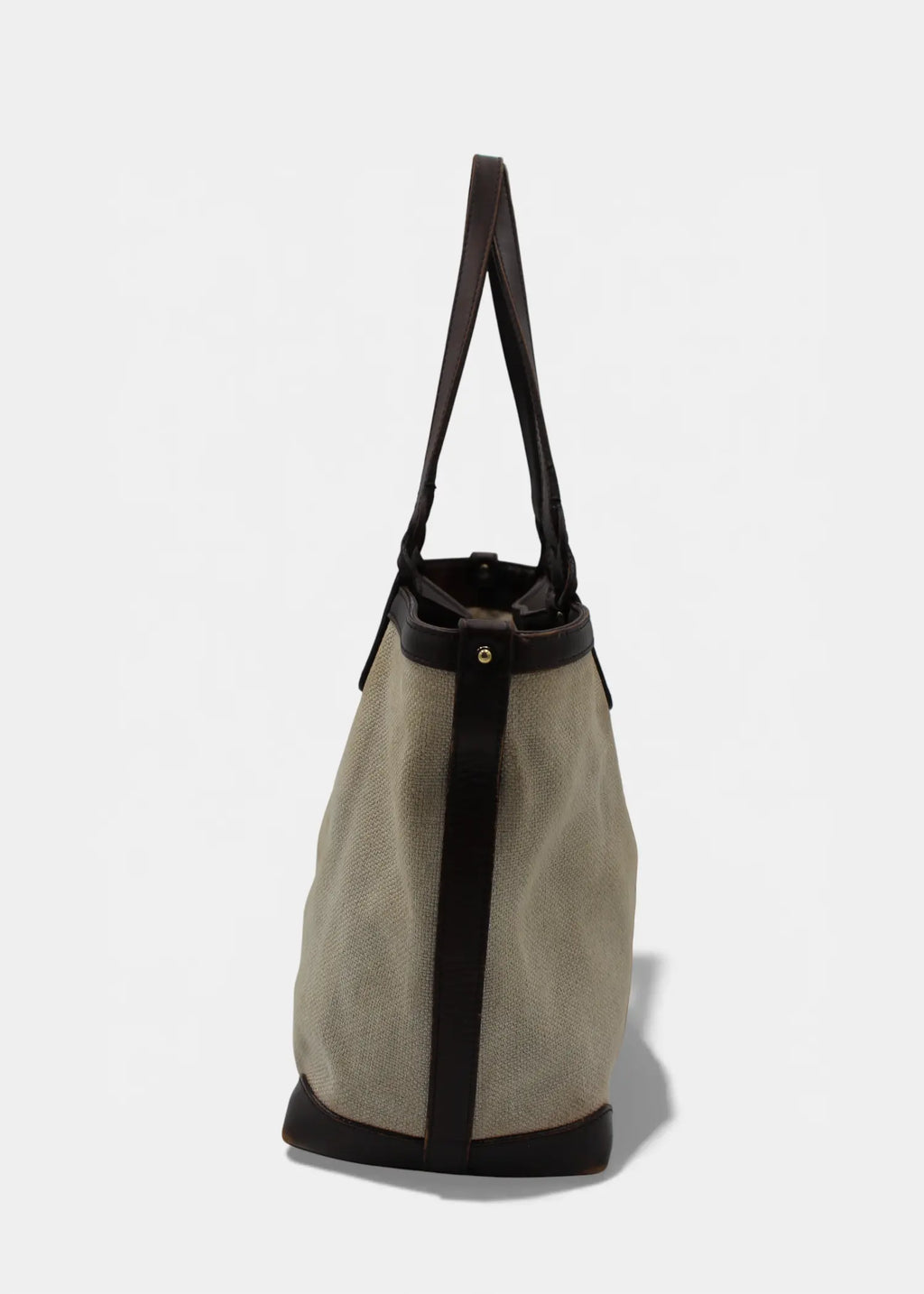 Preloved | Gucci GG Hvid Canvas Totebag 'Made In Italy' med Pouch