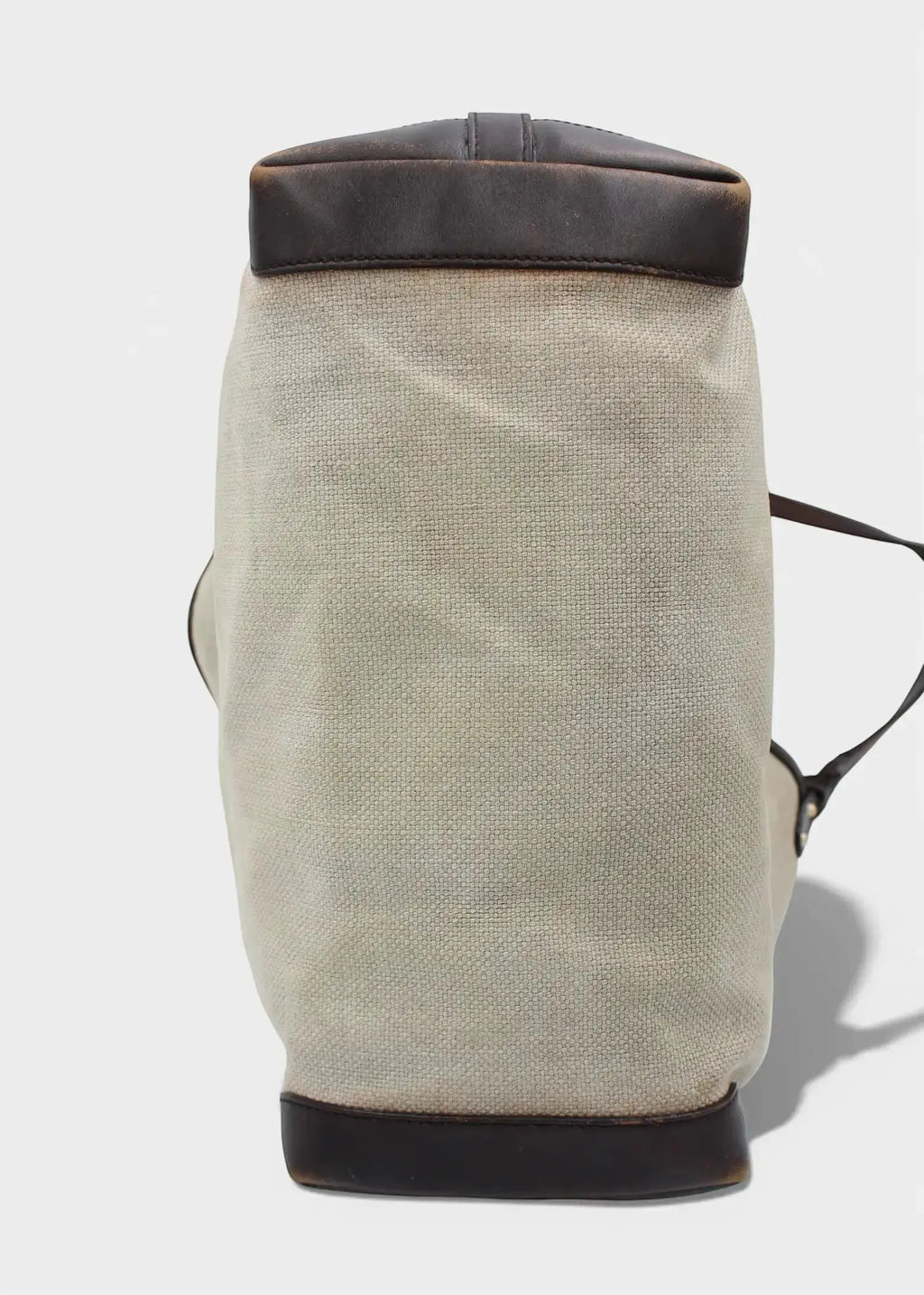 Preloved | Gucci Hvid Canvas Totebag 'Made In Italy' med Pouch Gucci