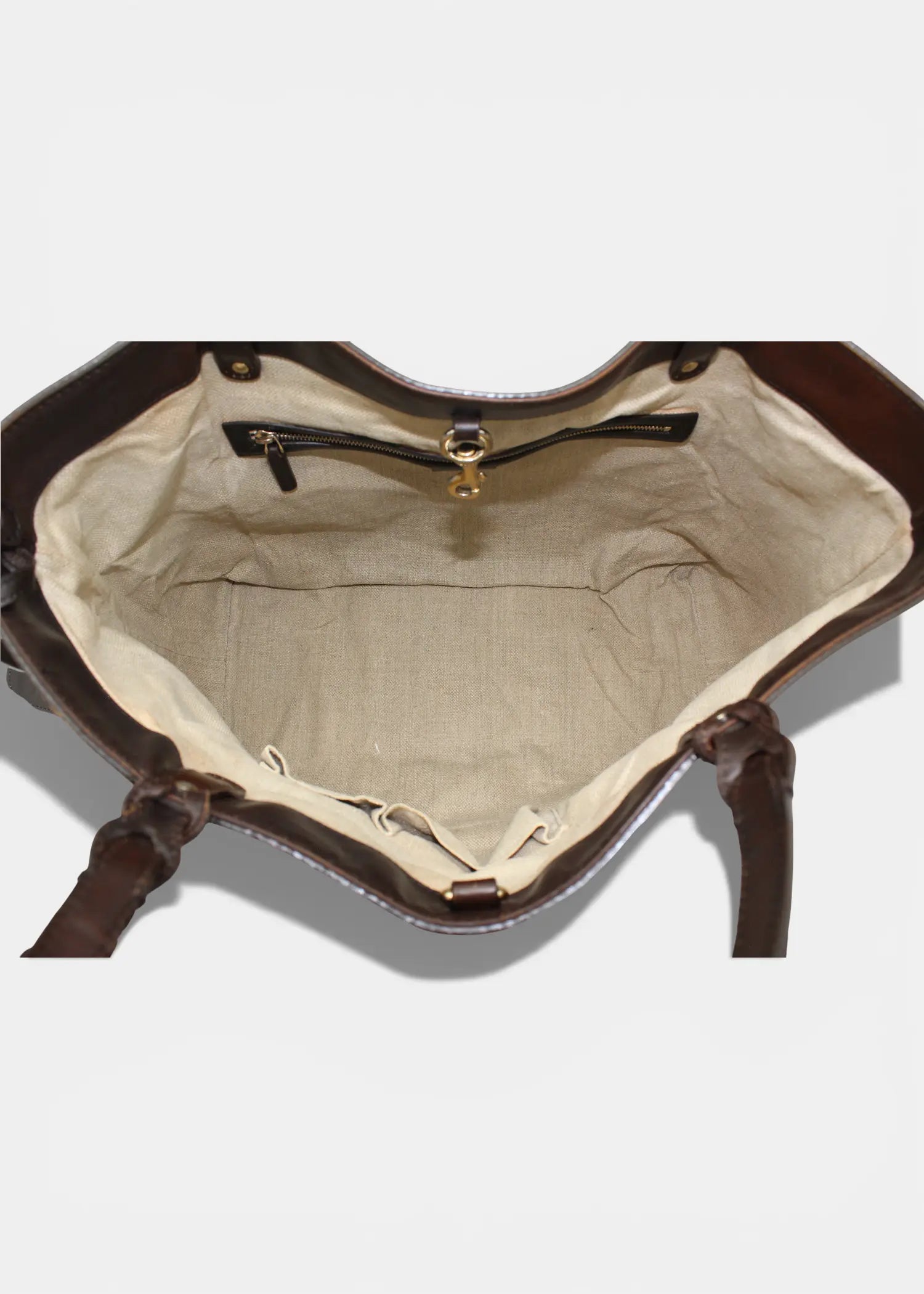 Preloved | Gucci GG Hvid Canvas Totebag 'Made In Italy' med Pouch