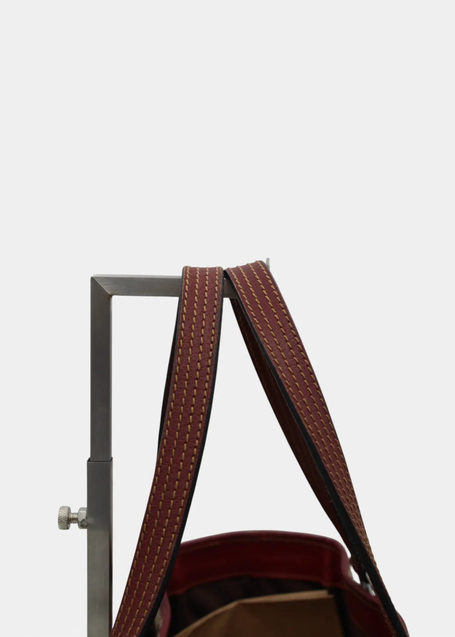 Preloved | Gucci GG Monogram Totebag med Rød Læder