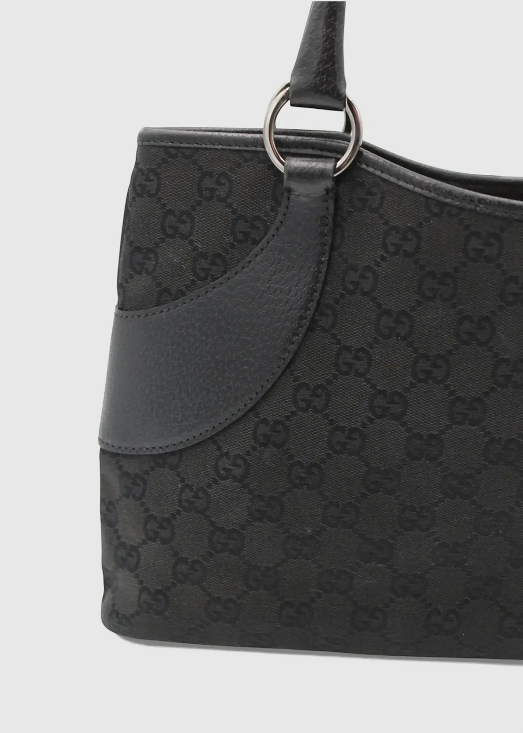 Preloved | Gucci GG Monogram Skuldertaske i Sort Gucci