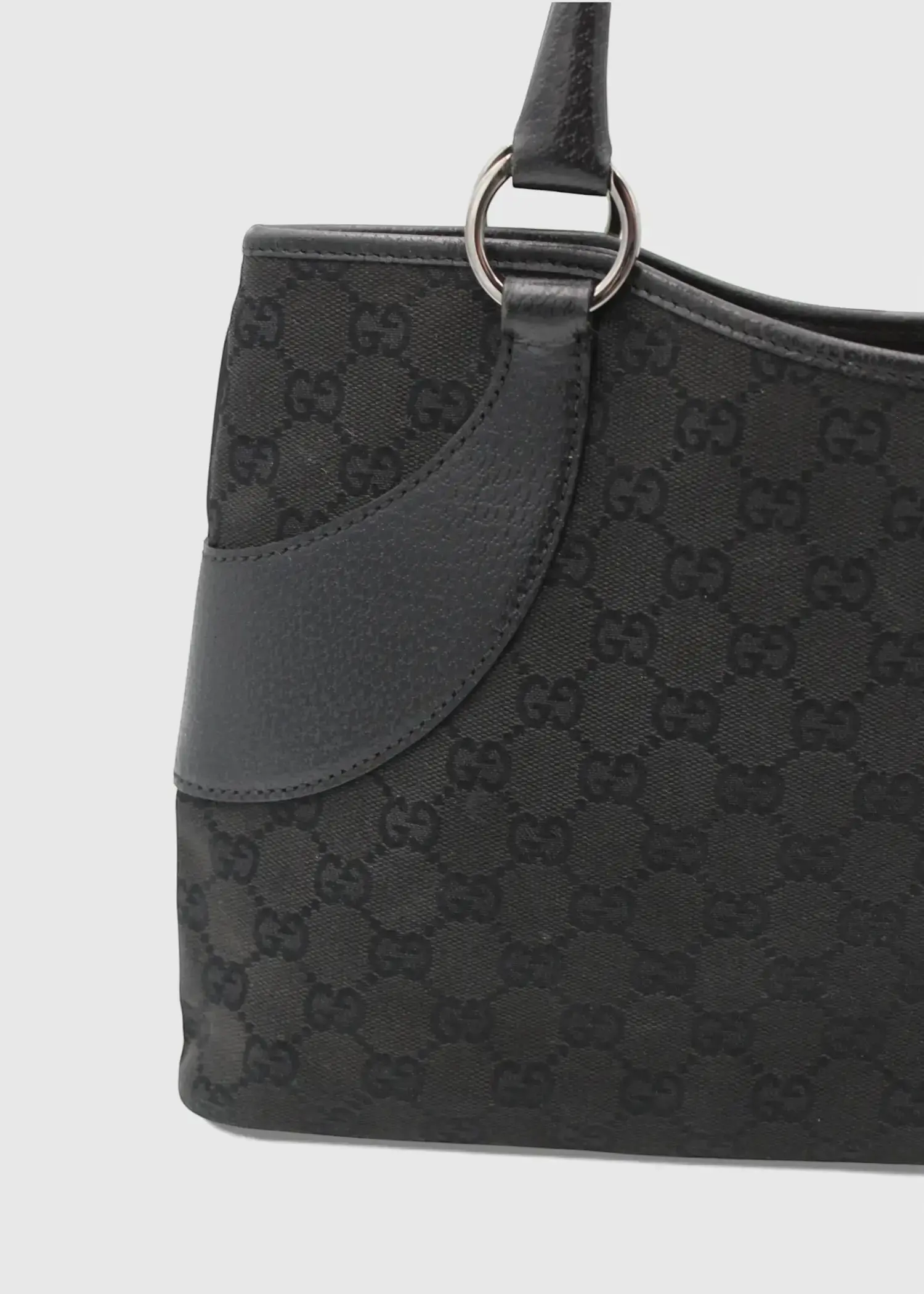 Preloved | Gucci GG Monogram Skuldertaske i Sort Gucci