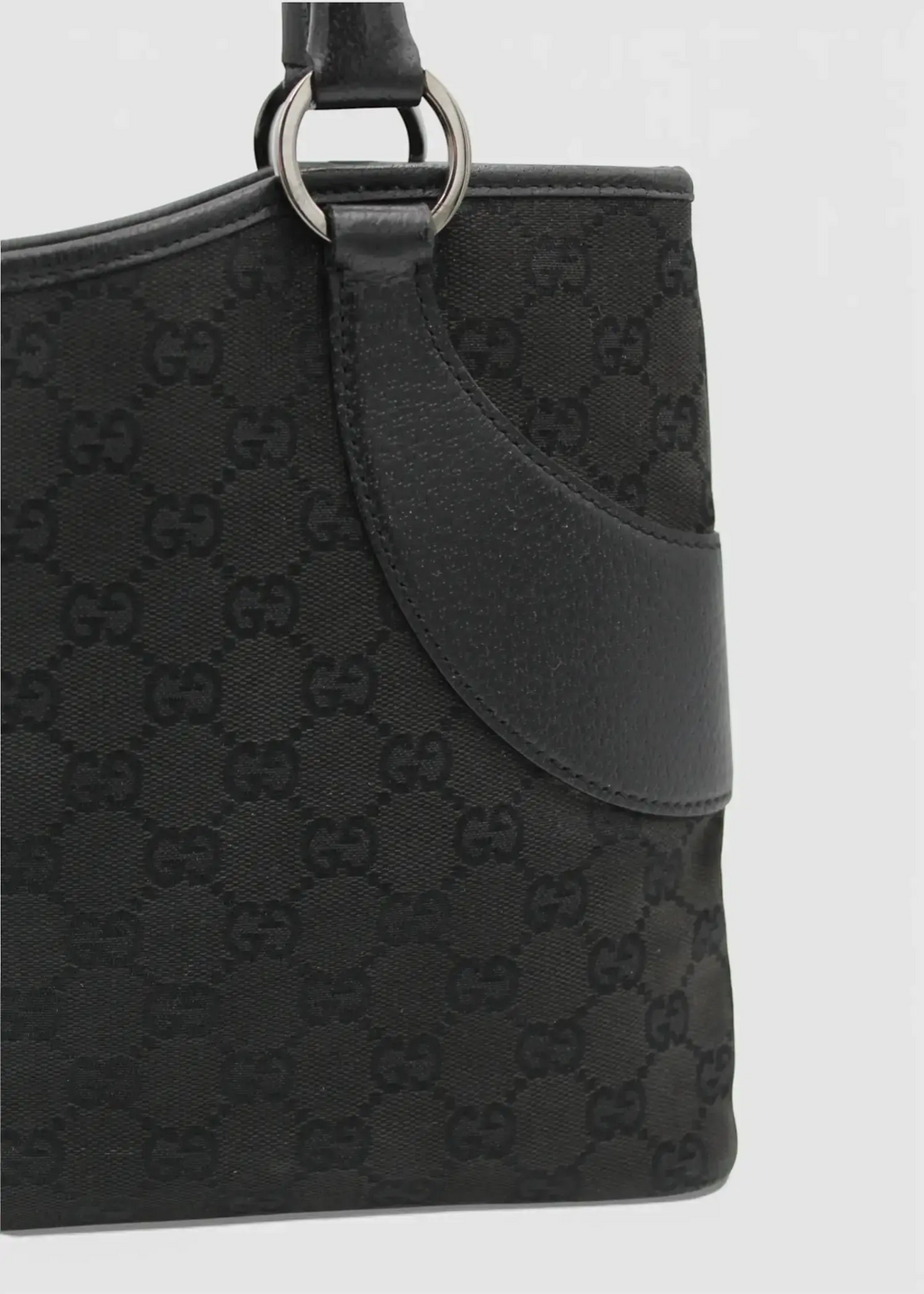 Preloved | Gucci GG Monogram Skuldertaske i Sort Gucci