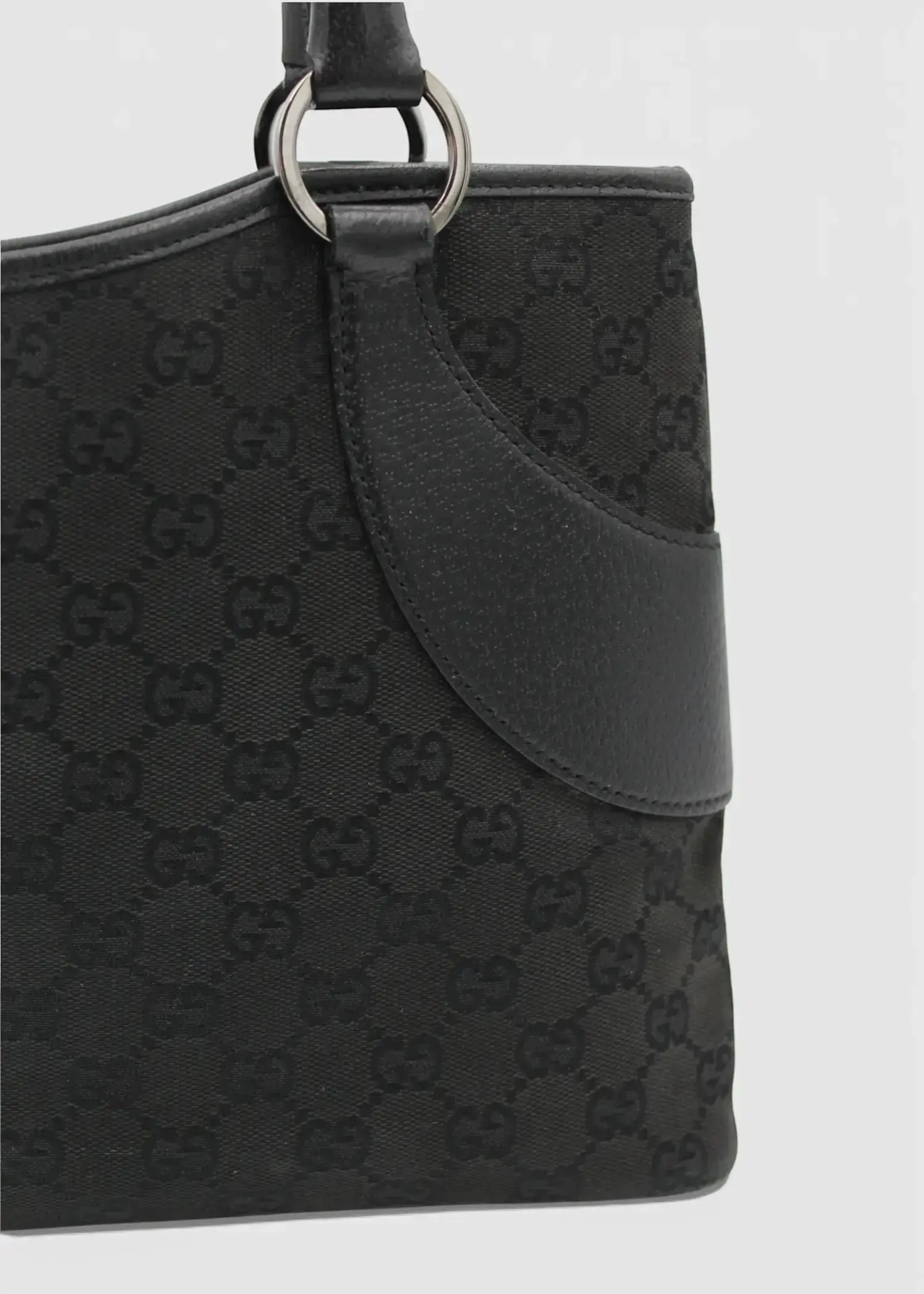 Preloved | Gucci GG Monogram Skuldertaske i Sort Gucci