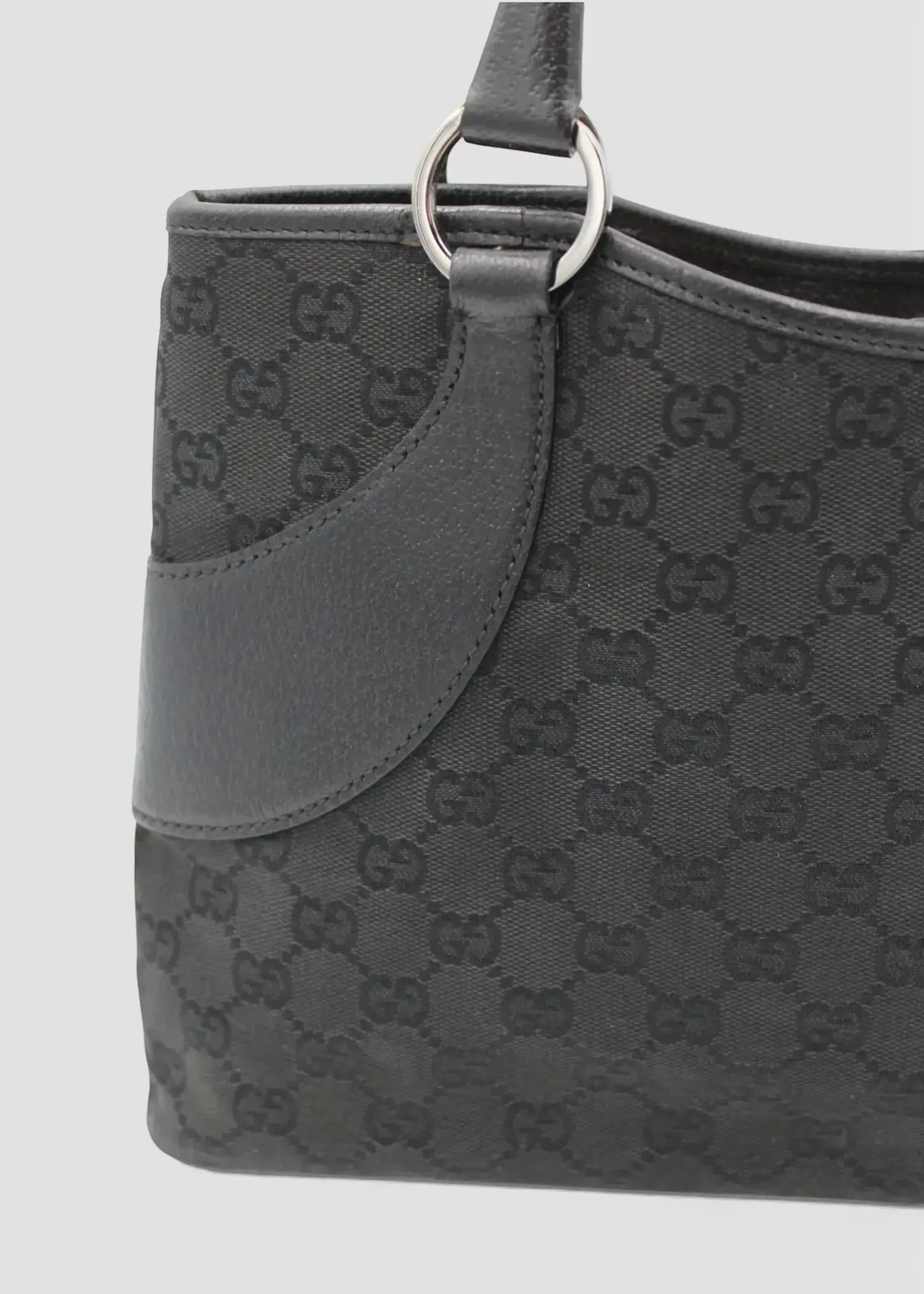 Preloved | Gucci GG Monogram Skuldertaske i Sort Gucci