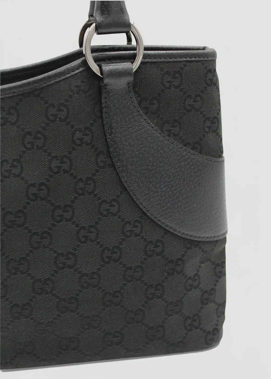Preloved | Gucci GG Monogram Skuldertaske i Sort Gucci