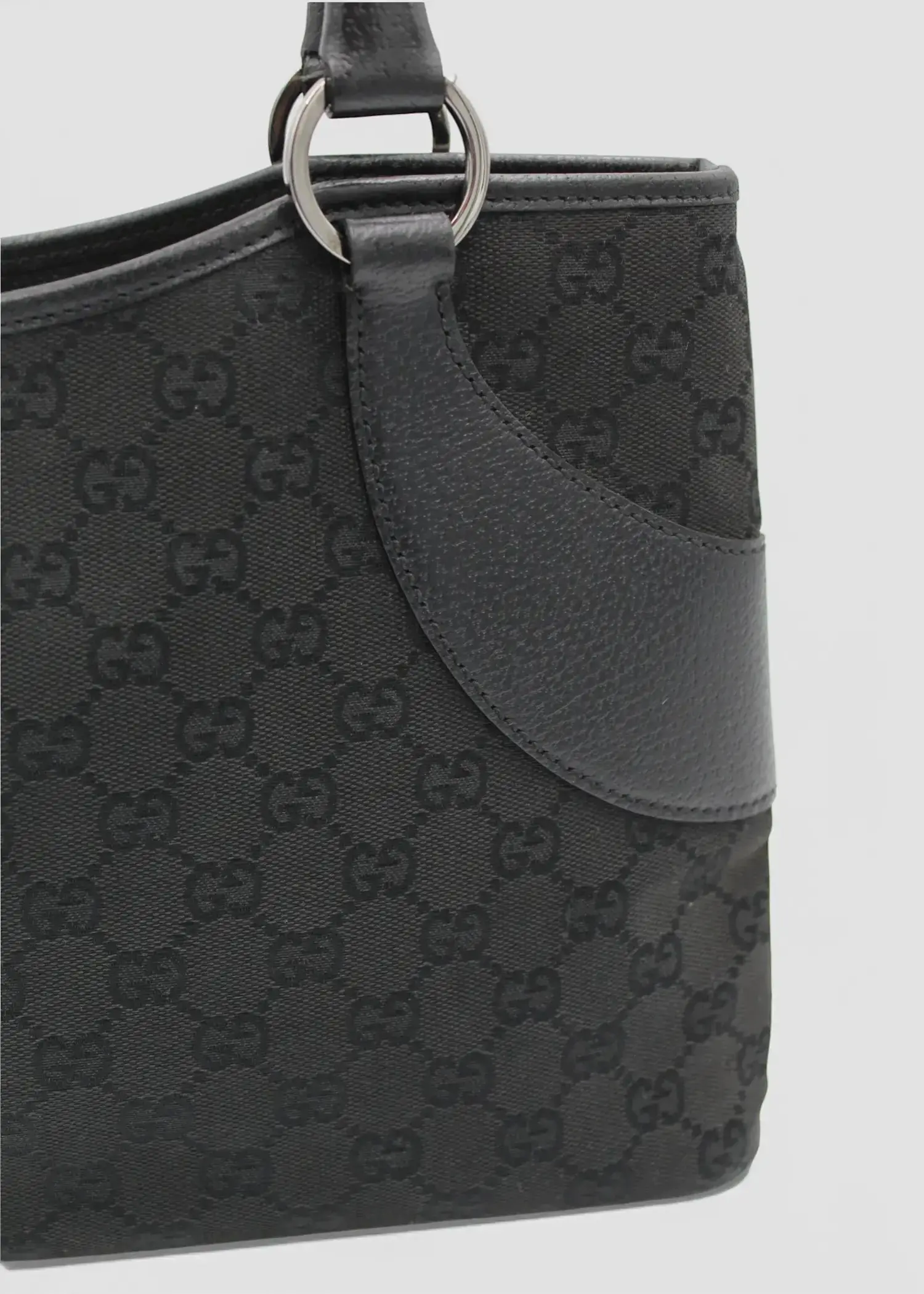 Preloved | Gucci GG Monogram Skuldertaske i Sort Gucci