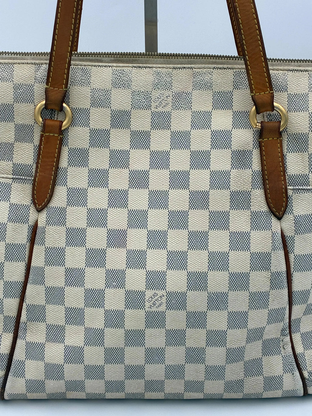 Preloved | Louis Vuitton Monogram Totebag Totally GM Damier Azul Hvid Louis Vuitton