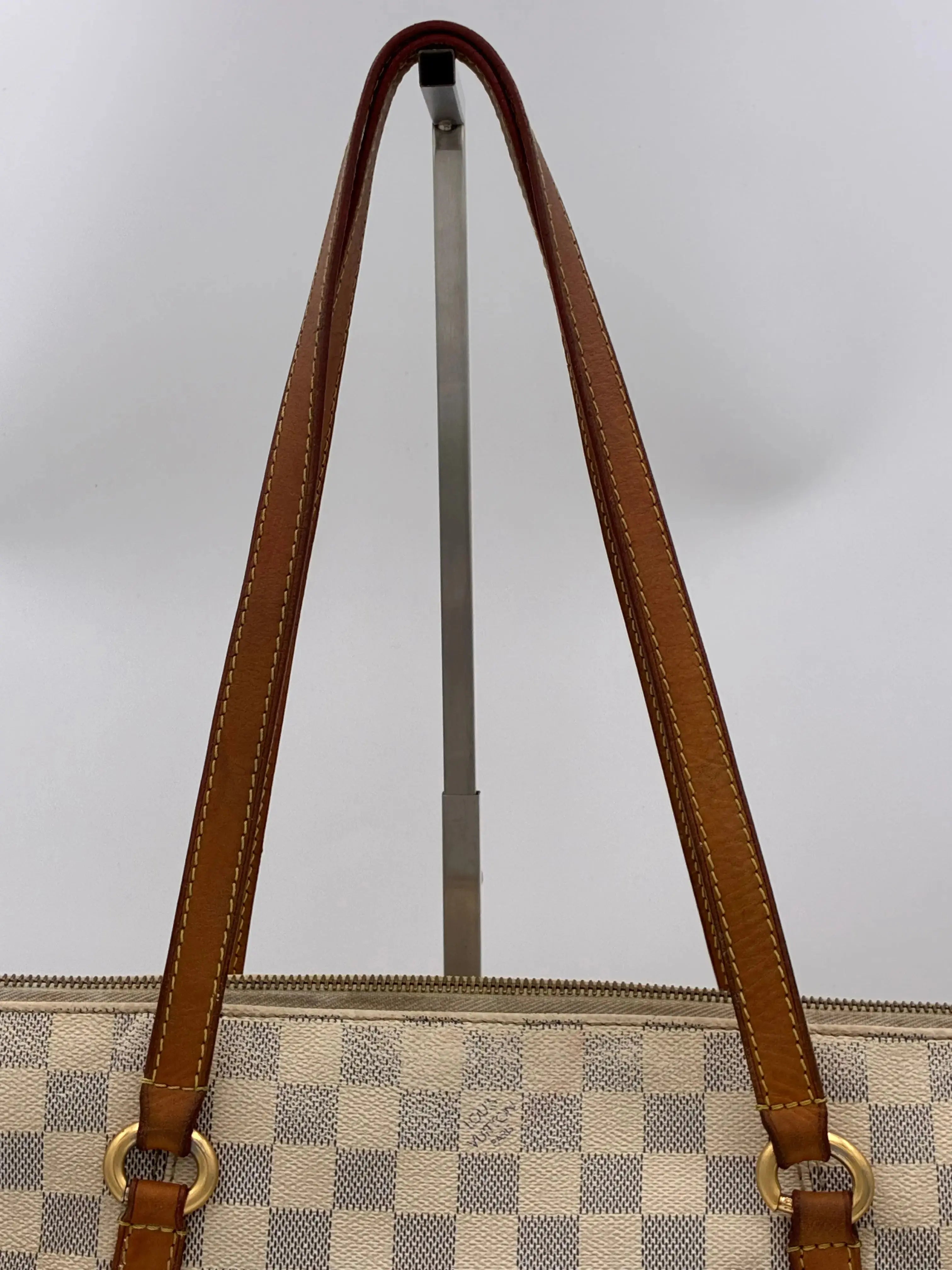 Preloved | Louis Vuitton Monogram Totebag Totally GM Damier Azul Hvid Louis Vuitton