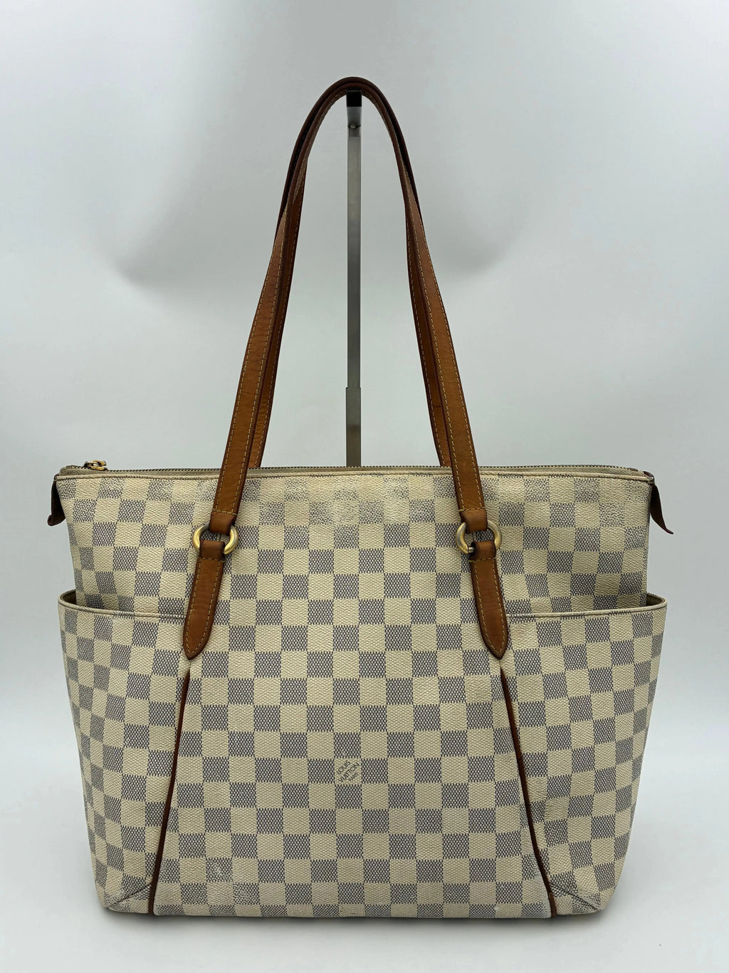 Preloved | Louis Vuitton Monogram Totebag Totally GM Damier Azul Hvid Louis Vuitton