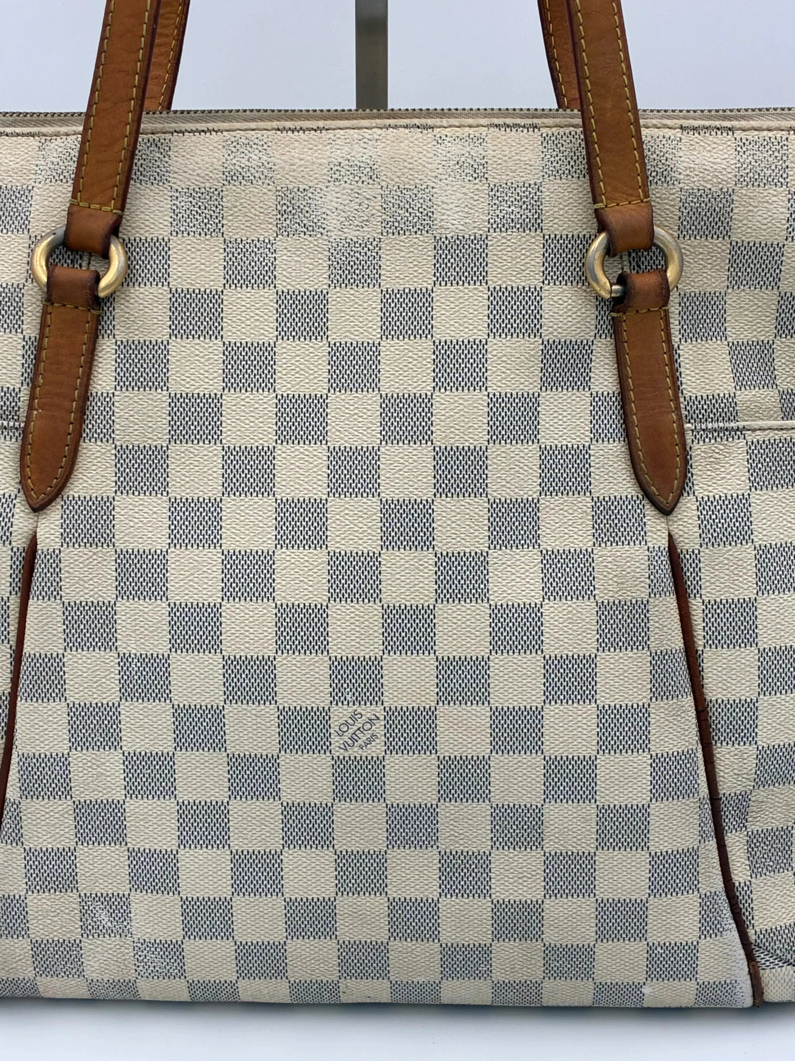Preloved | Louis Vuitton Monogram Totebag Totally GM Damier Azul Hvid Louis Vuitton