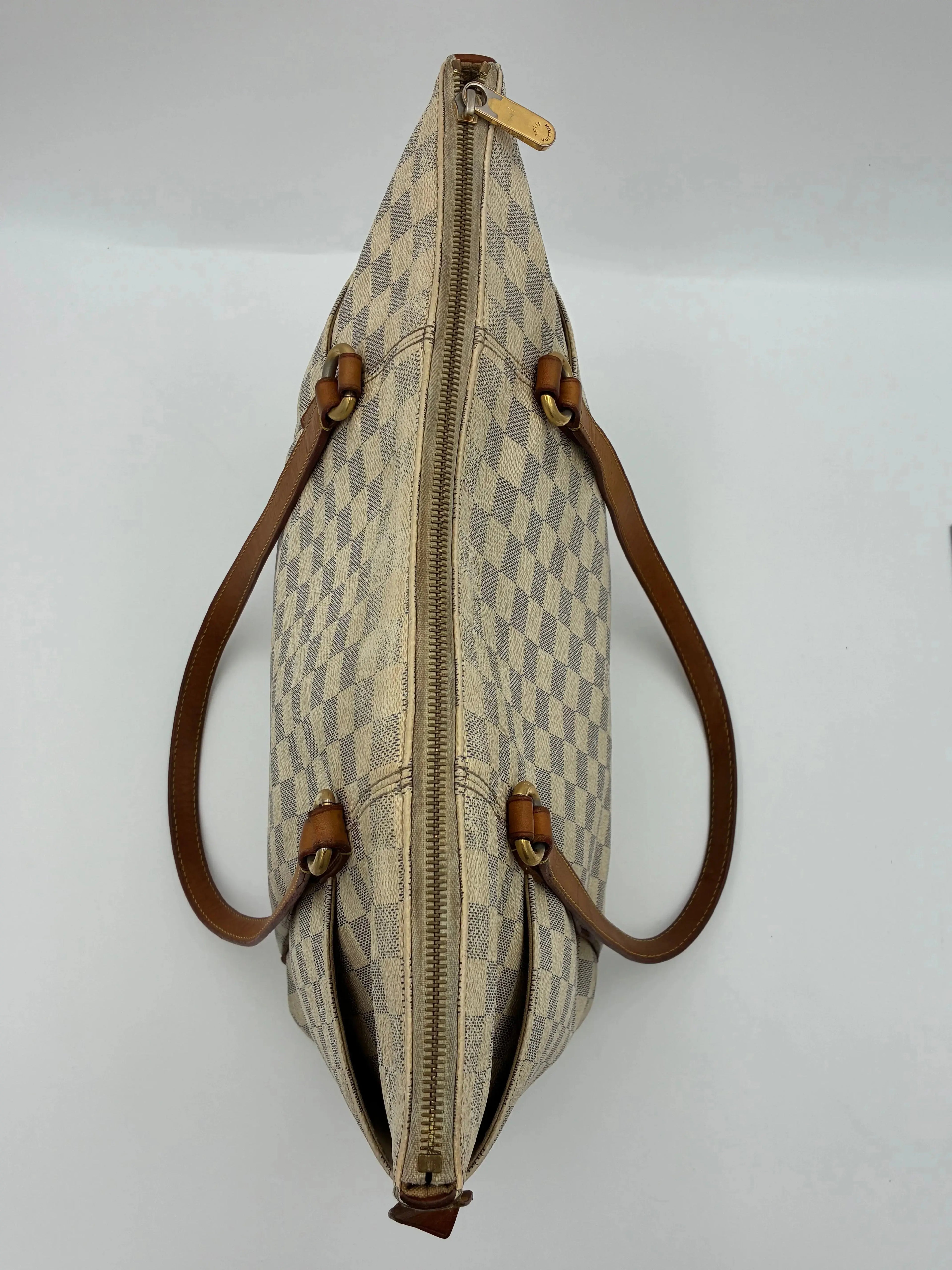 Preloved | Louis Vuitton Monogram Totebag Totally GM Damier Azul Hvid Louis Vuitton