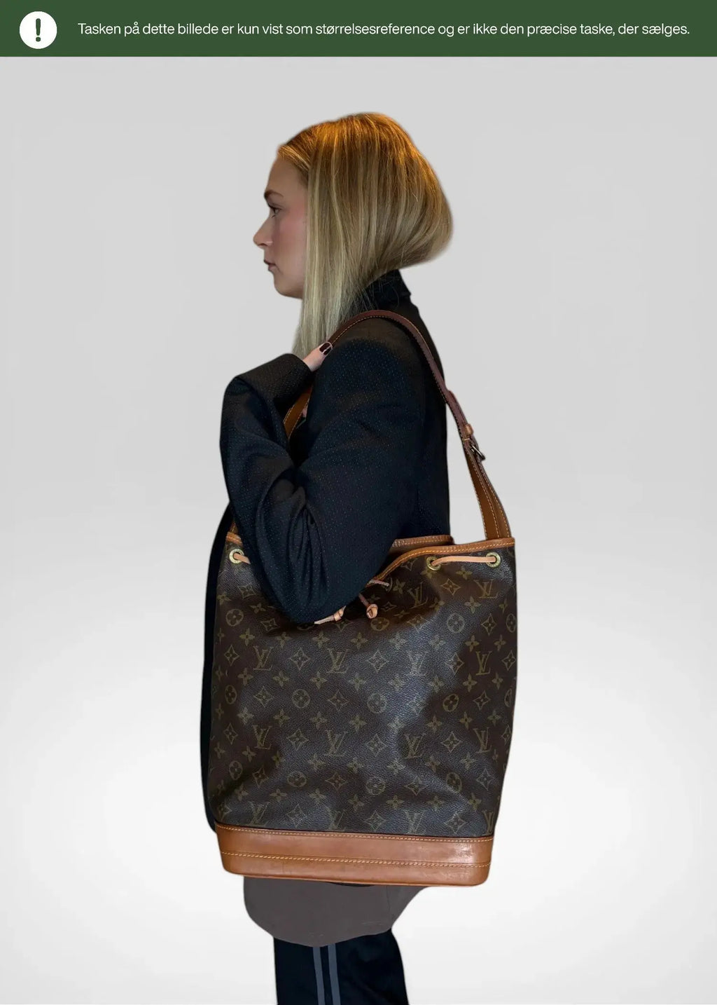 Preloved | Louis Vuitton Noé GM Stor Skuldertaske i Monogram Canvas Louis Vuitton