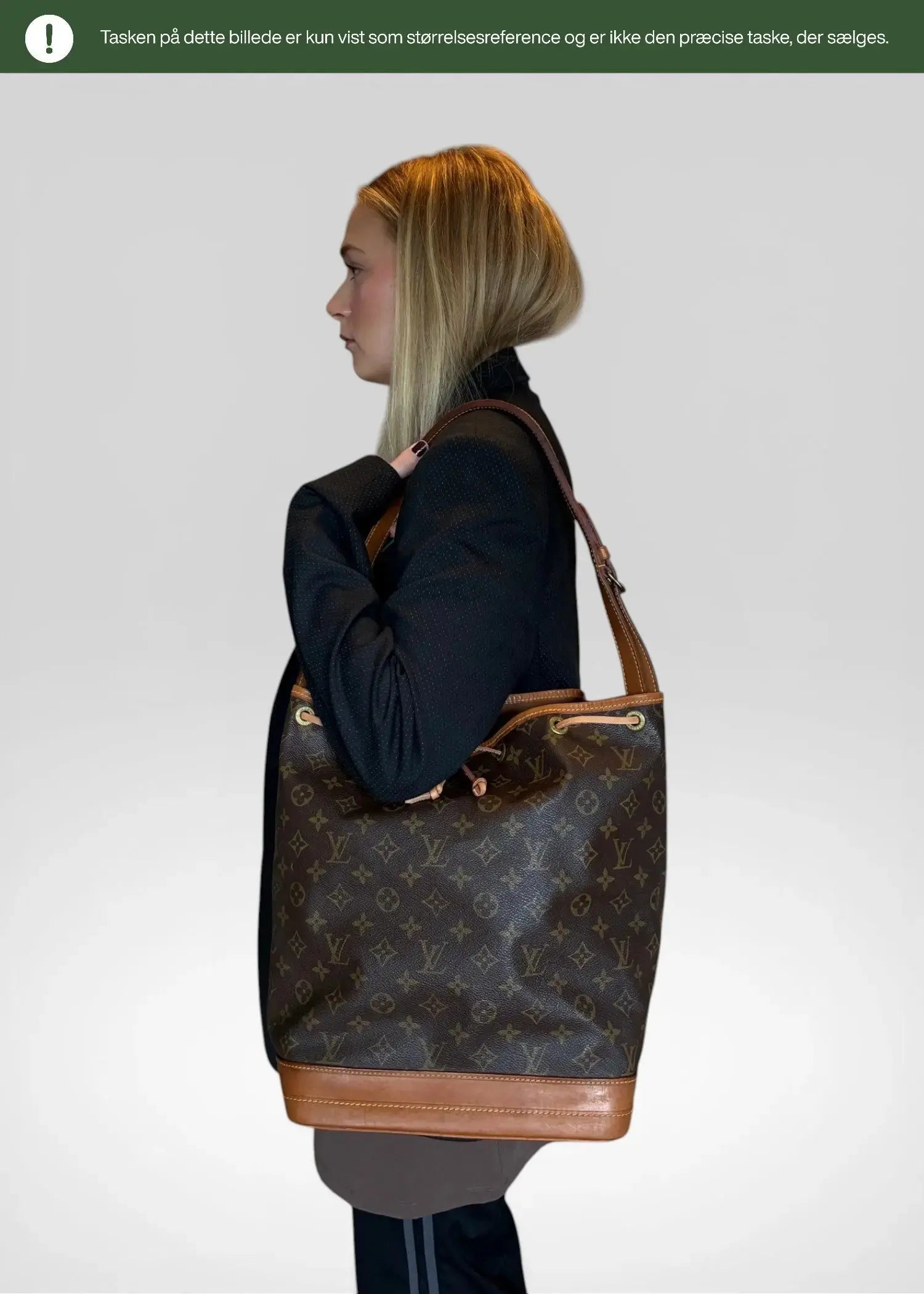 Preloved | Louis Vuitton Noé GM Stor Skuldertaske i Monogram Canvas Louis Vuitton