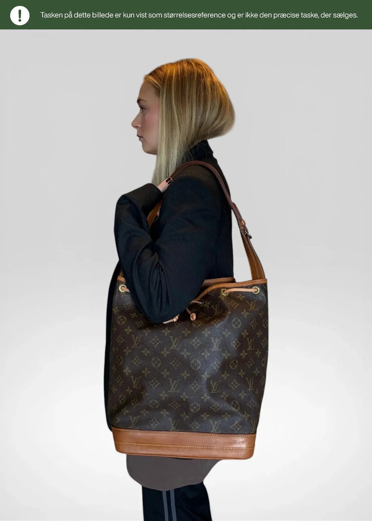 Preloved | Louis Vuitton Noé GM Stor Skuldertaske i Monogram Canvas Louis Vuitton