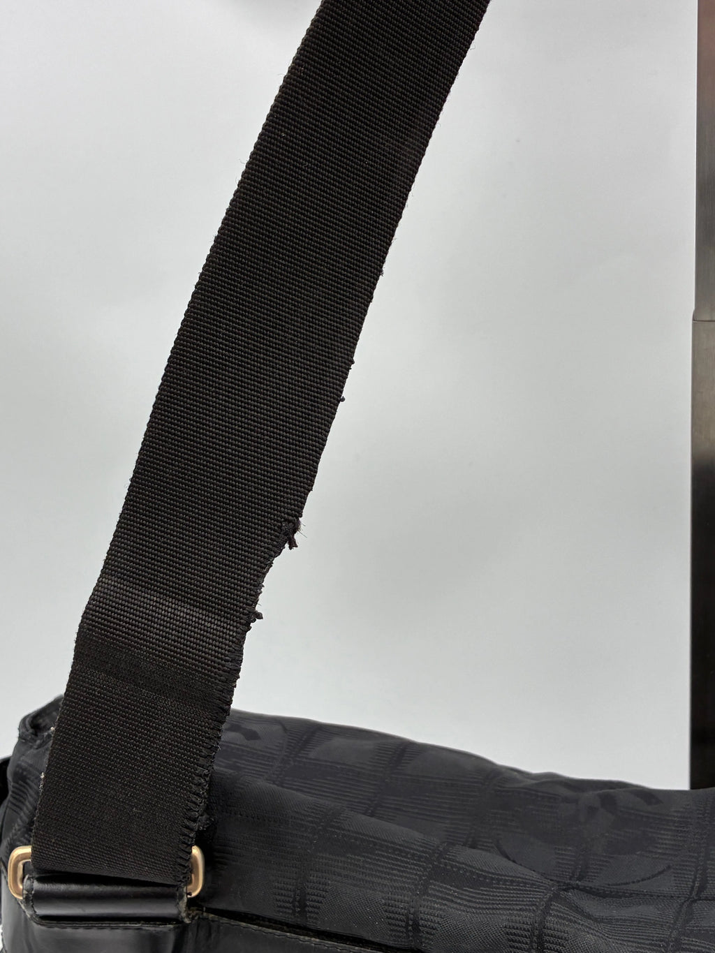 (11172_0023) CHANEL New Travel Line Crossbody Sort (PERSONLIG TASKE) Chanel