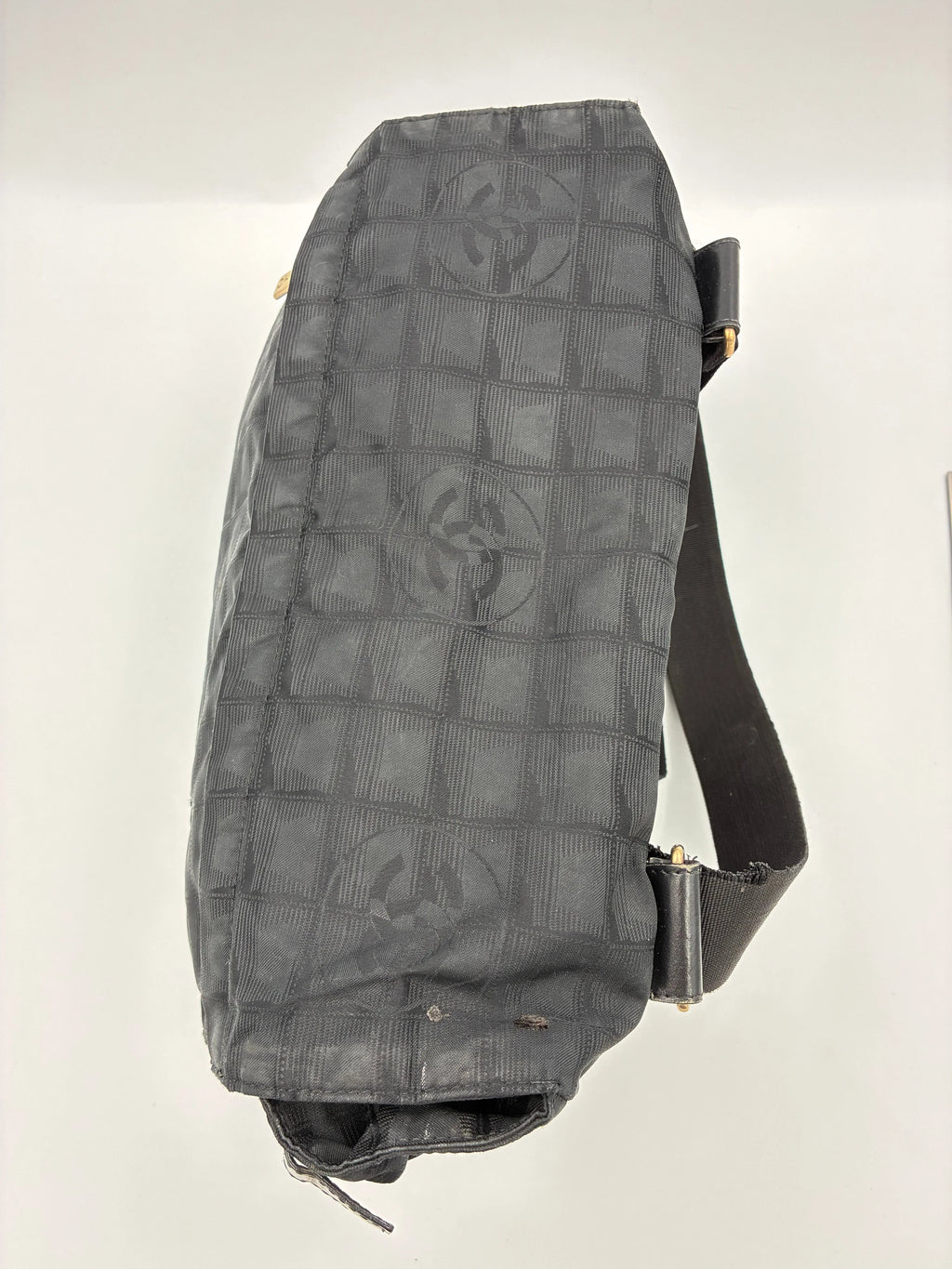 (11172_0023) CHANEL New Travel Line Crossbody Sort (PERSONLIG TASKE) Chanel