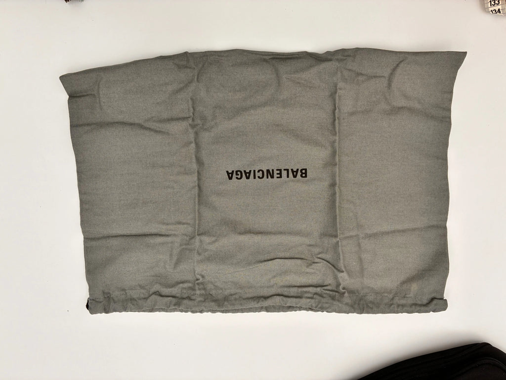 Preloved | Balenciaga Political Logo Bæltetaske i Sort Nylon Balenciaga