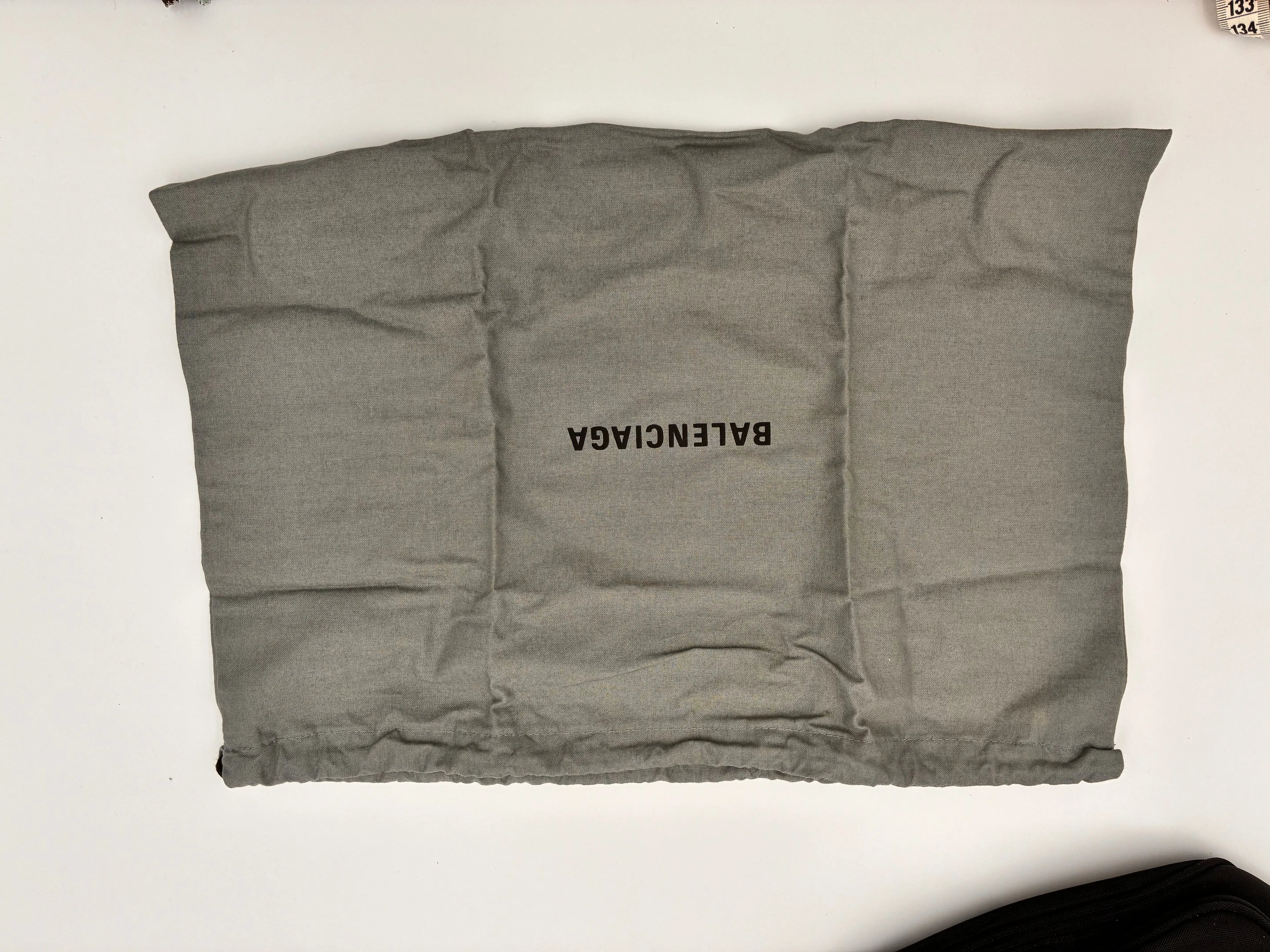 Preloved | Balenciaga Political Logo Bæltetaske i Sort Nylon Balenciaga