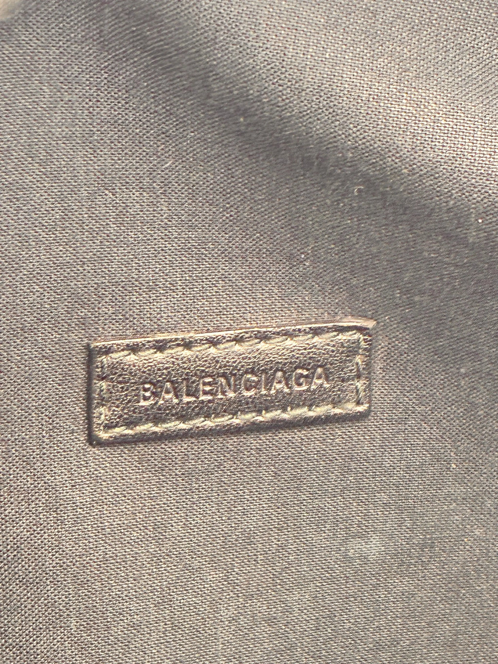 Preloved | Balenciaga Political Logo Bæltetaske i Sort Nylon Balenciaga