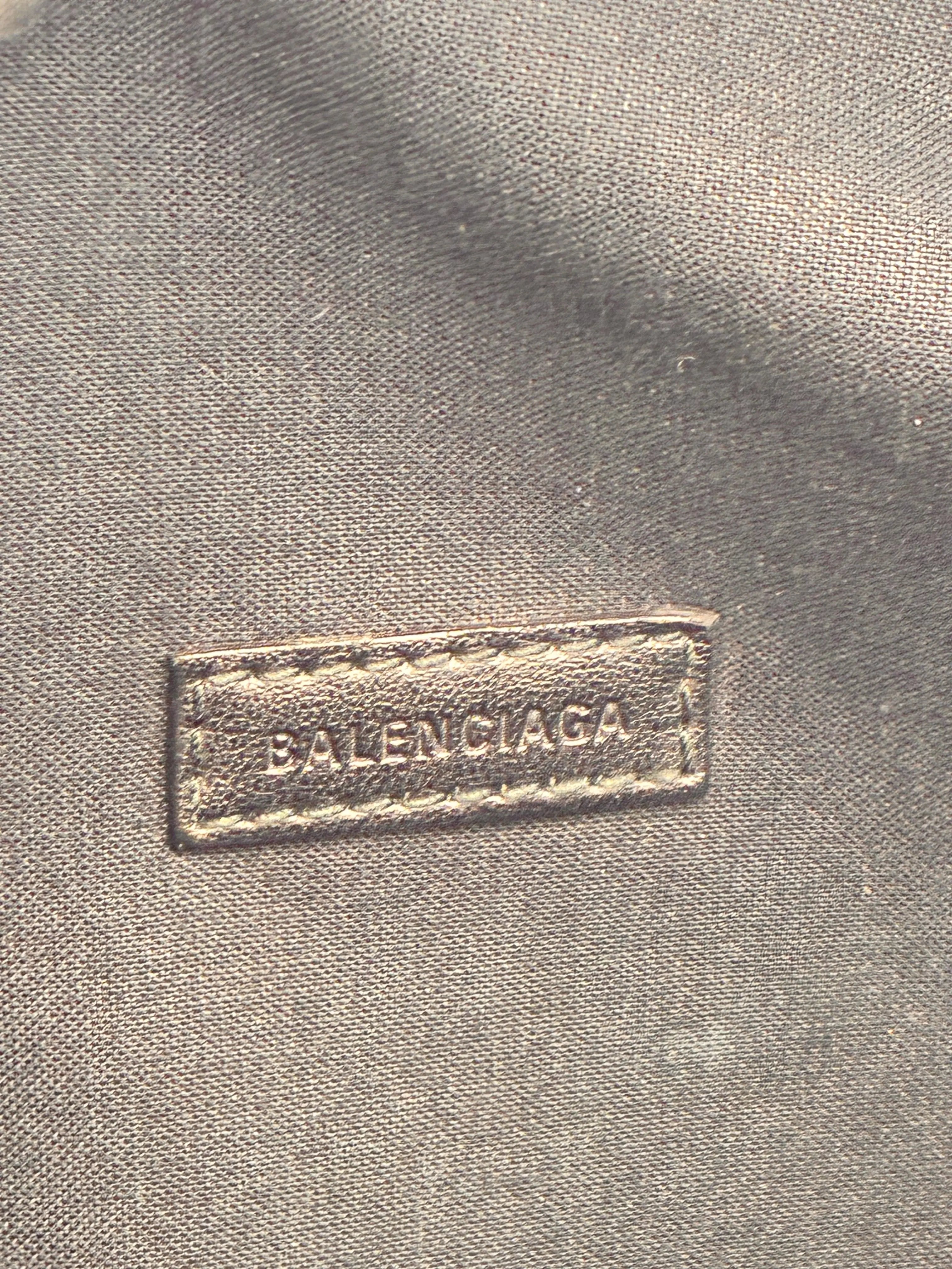 Preloved | Balenciaga Political Logo Bæltetaske i Sort Nylon Balenciaga