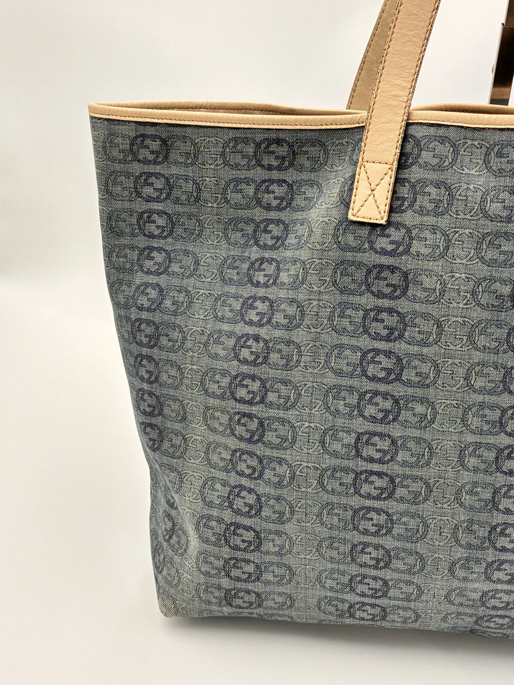 Preloved | Gucci Interlocking Monogram Totebag i Denim Canvas Gucci