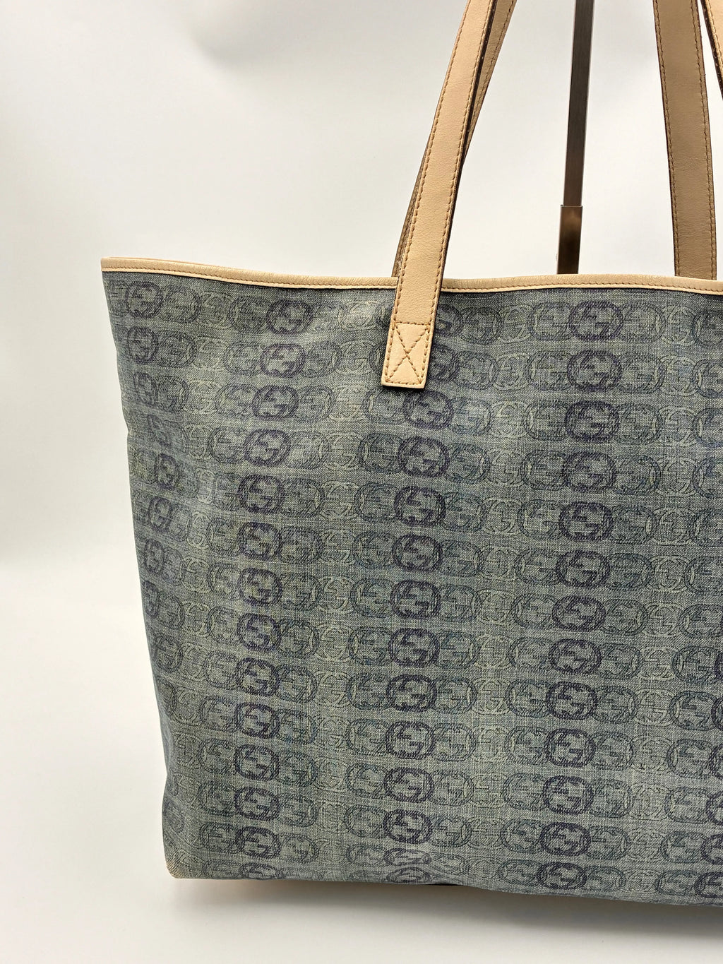 Preloved | Gucci Interlocking Monogram Totebag i Denim Canvas Gucci